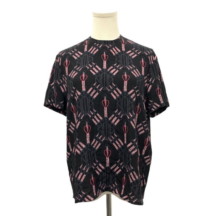 Valentino Valentino Heart Print Silk Blouse Size S Size S / US 4 / IT 40 - 1 Thumbnail