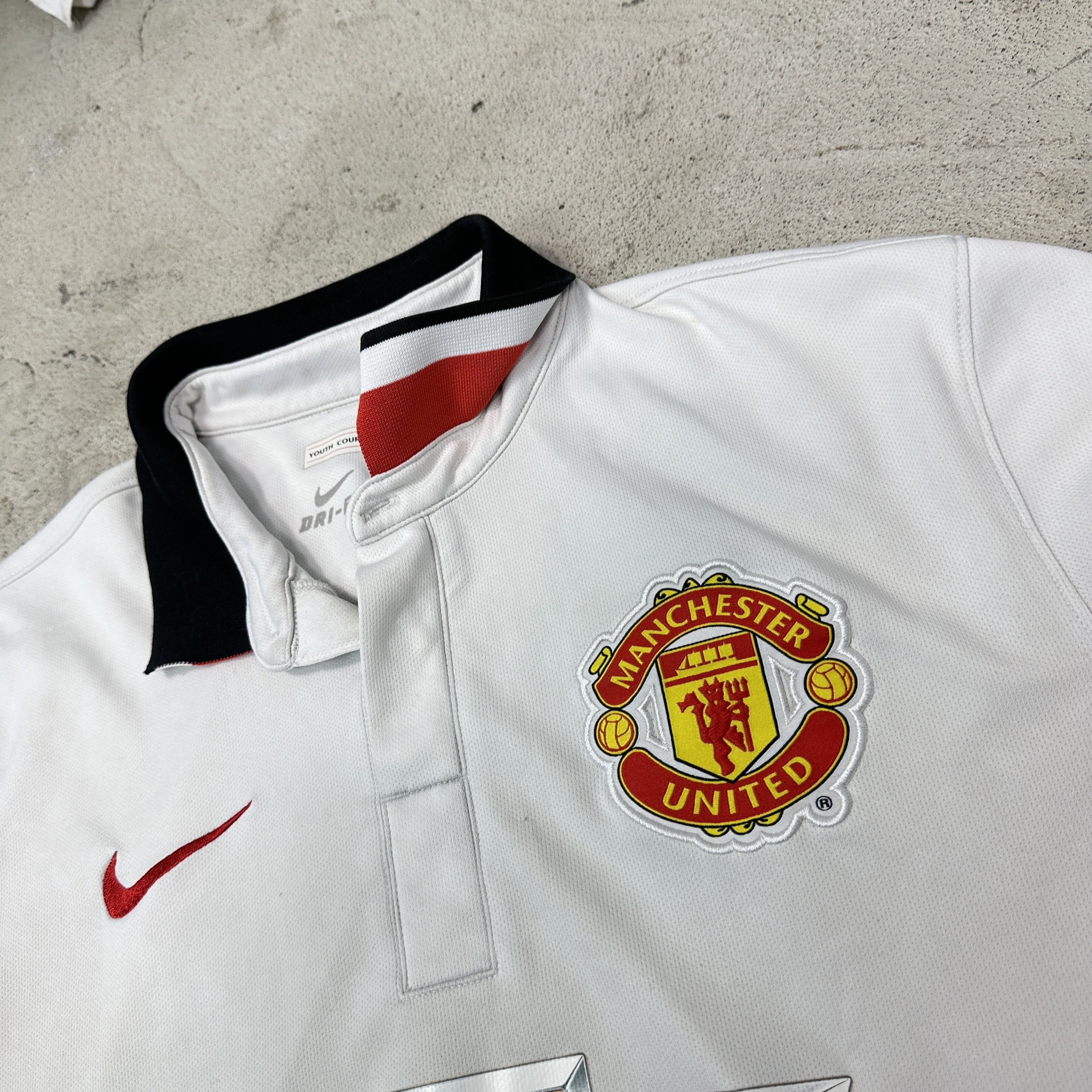 Nike Vintage Sporty Nike Manchester United 14/15 Away Y2K Size US L / EU 52-54 / 3 - 4 Thumbnail