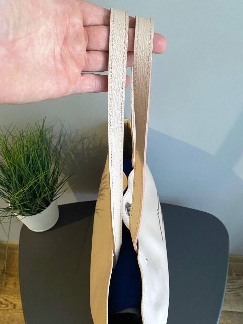 Longchamp Longchamp Shop It Tote Leather Light Pink Hand Bag Size ONE SIZE - 14 Thumbnail