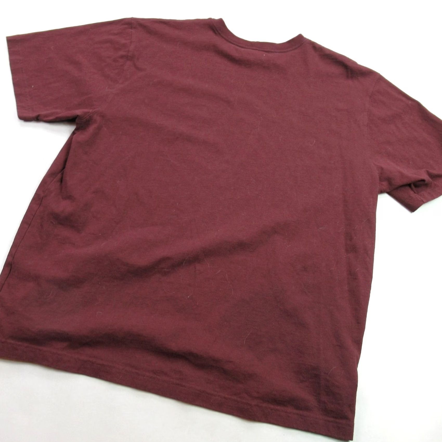 Carhartt Carhartt Mens Shirt XL Burgundy Short Sleeve Crew Neck Loose Lightweight Pocket Size US XL / EU 56 / 4 - 7 Thumbnail