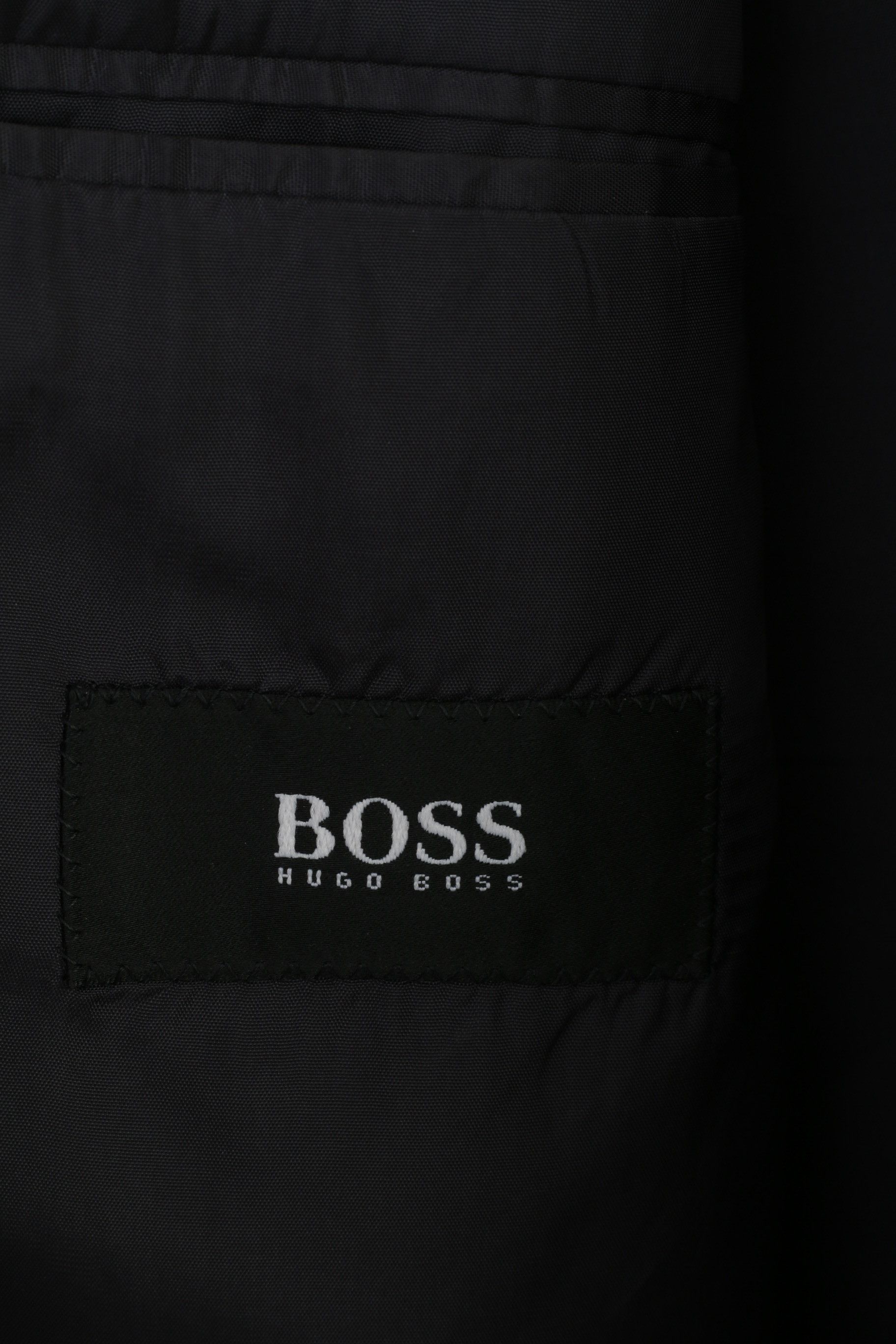 Hugo Boss Hugo Boss Men 58 48 Blazer Navy Elegant Super 100 0097 Size 48R - 5 Thumbnail