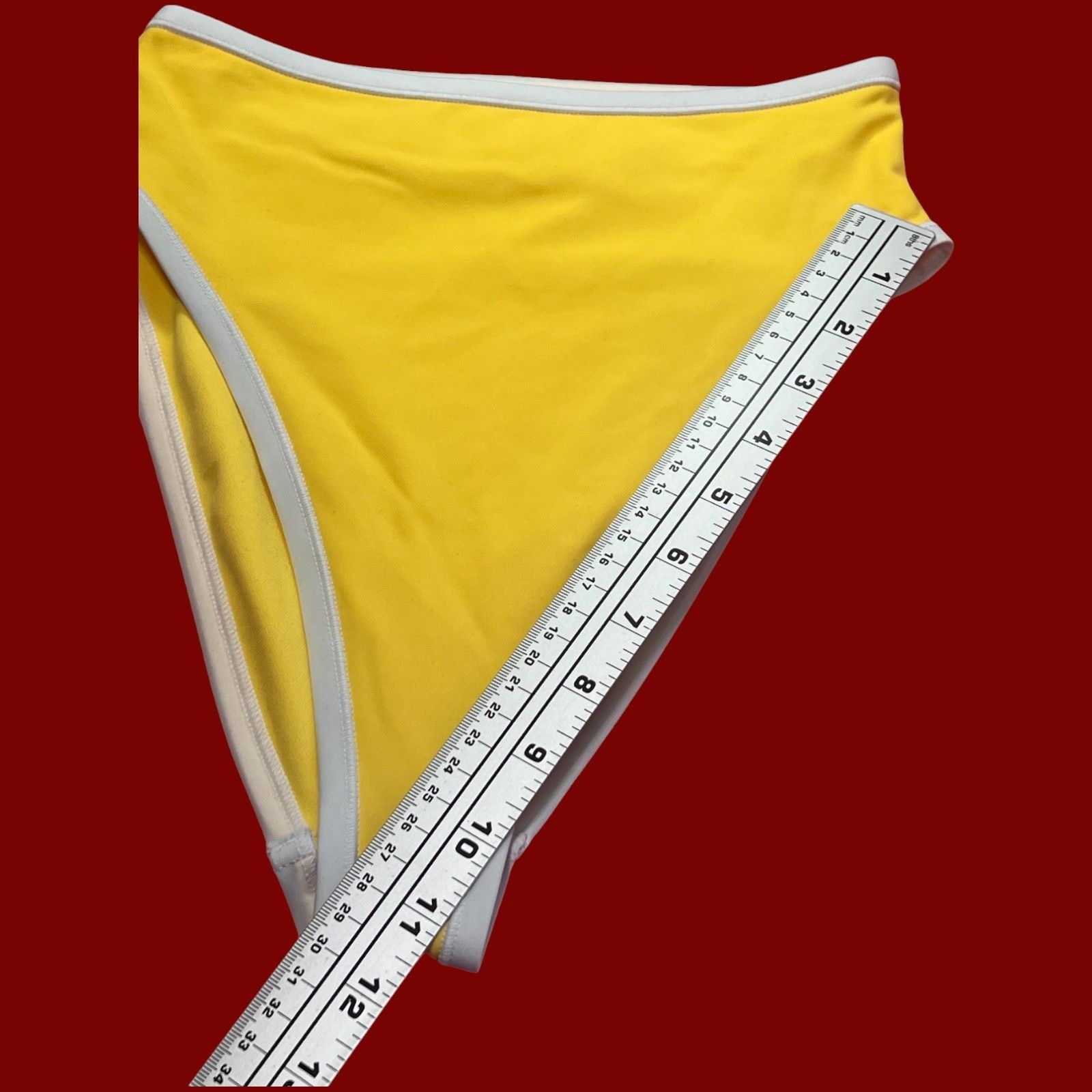 Other Shade & Shore-Women's High Waist High Leg Cheeky Contrast Ba Size ONE SIZE - 7 Thumbnail