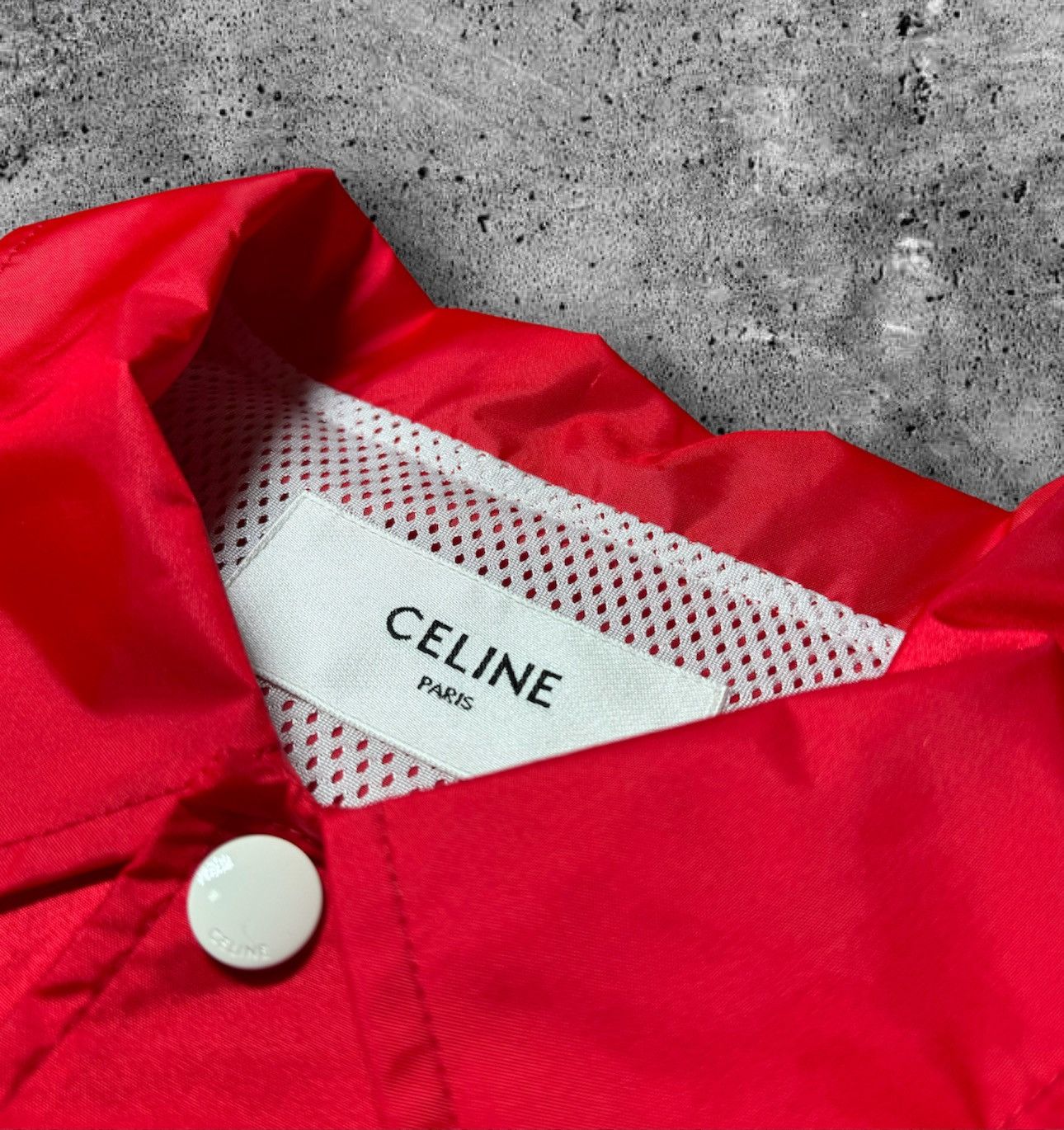 Celine × Hedi Slimane CELINE HOMME “SS22 COACH JACKET CELINE NYLON” Size US M / EU 48-50 / 2 - 3 Thumbnail