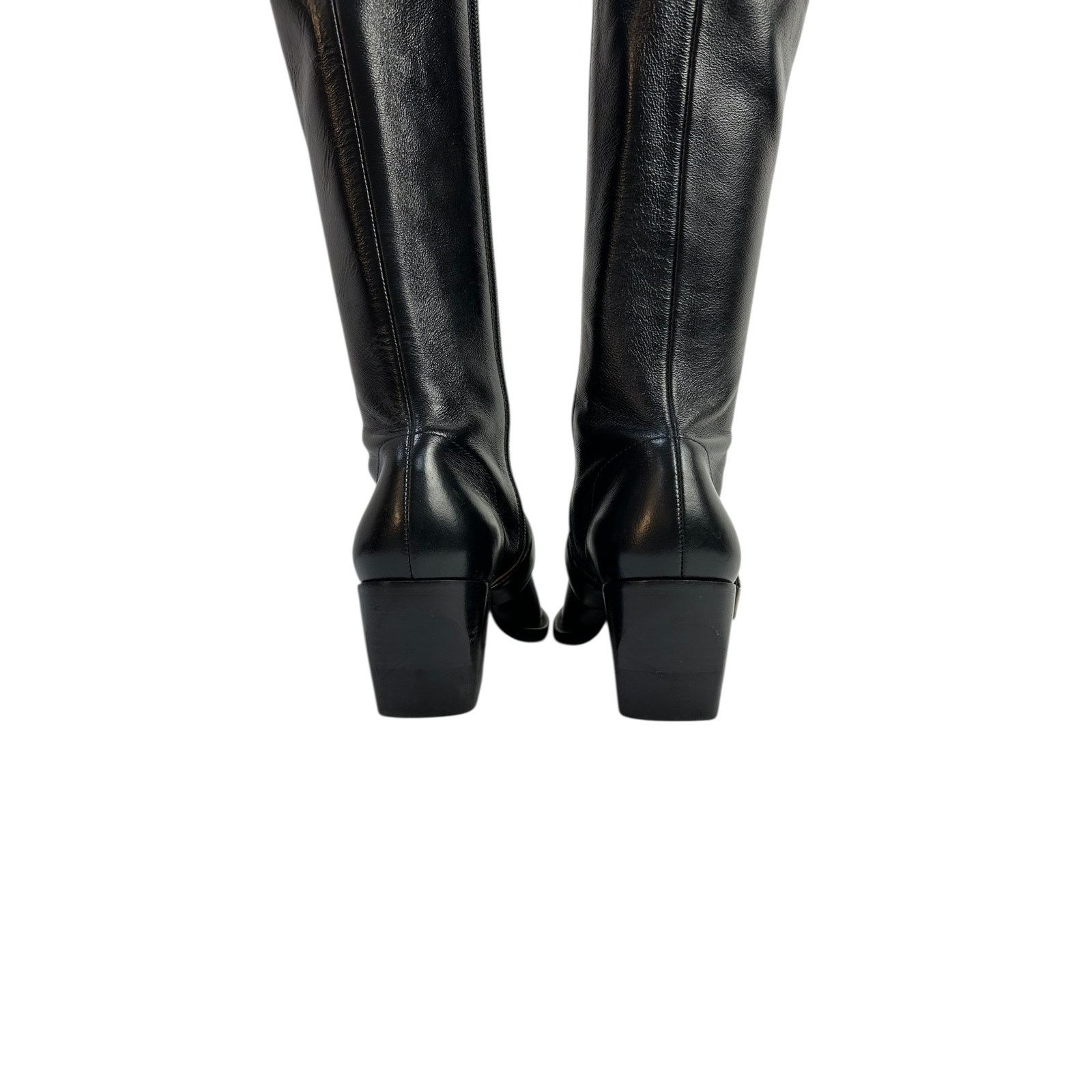 Chloe Chloe Leather Over-the Knee Buckle Block Heel Boots Sz.36.5 Size US 5.5 / IT 35.5 - 6 Thumbnail