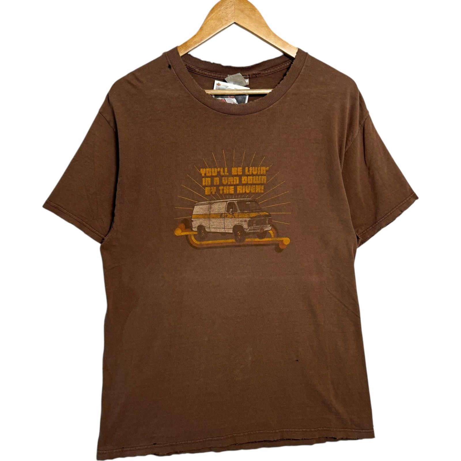 Fruit Of The Loom Vintage You'll Be Livin' In A Van Down By The... SNL Tee L Size US L / EU 52-54 / 3 - 4 Thumbnail