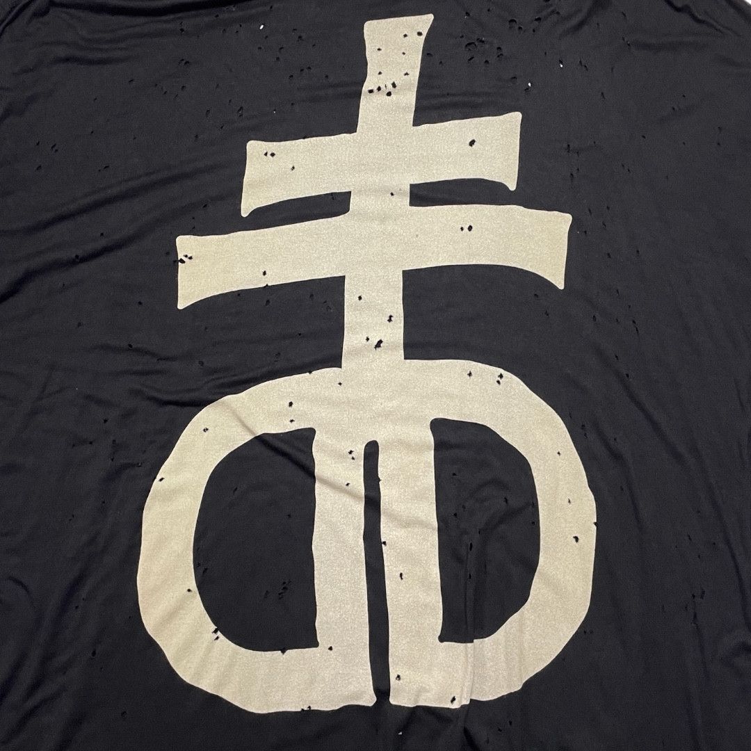 Drop Dead Drop Dead Logo Tee 3XL | Distressed Goth Punk Band Shirt Size US XXL / EU 58 / 5 - 3 Thumbnail