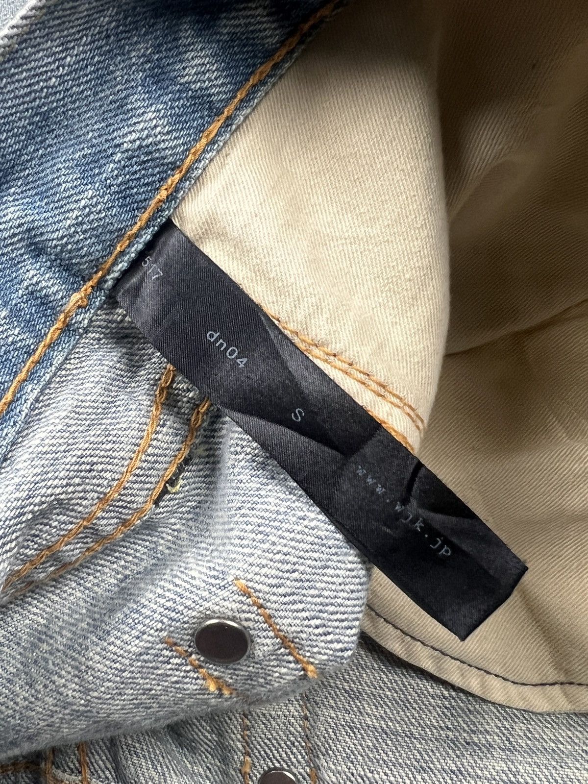 wjk Wjk Jun Hashimoto J Shape Flare Denim Size US 31 - 13 Thumbnail