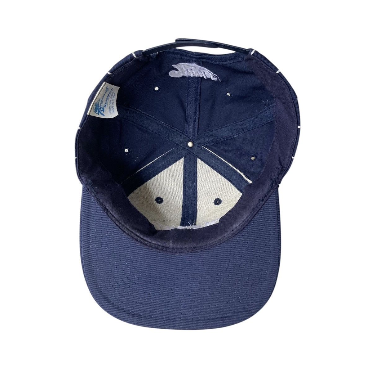 Vintage Vintage 90s Miller Lite Beer Pinstripe Snapback Hat Cap Size ONE SIZE - 8 Thumbnail