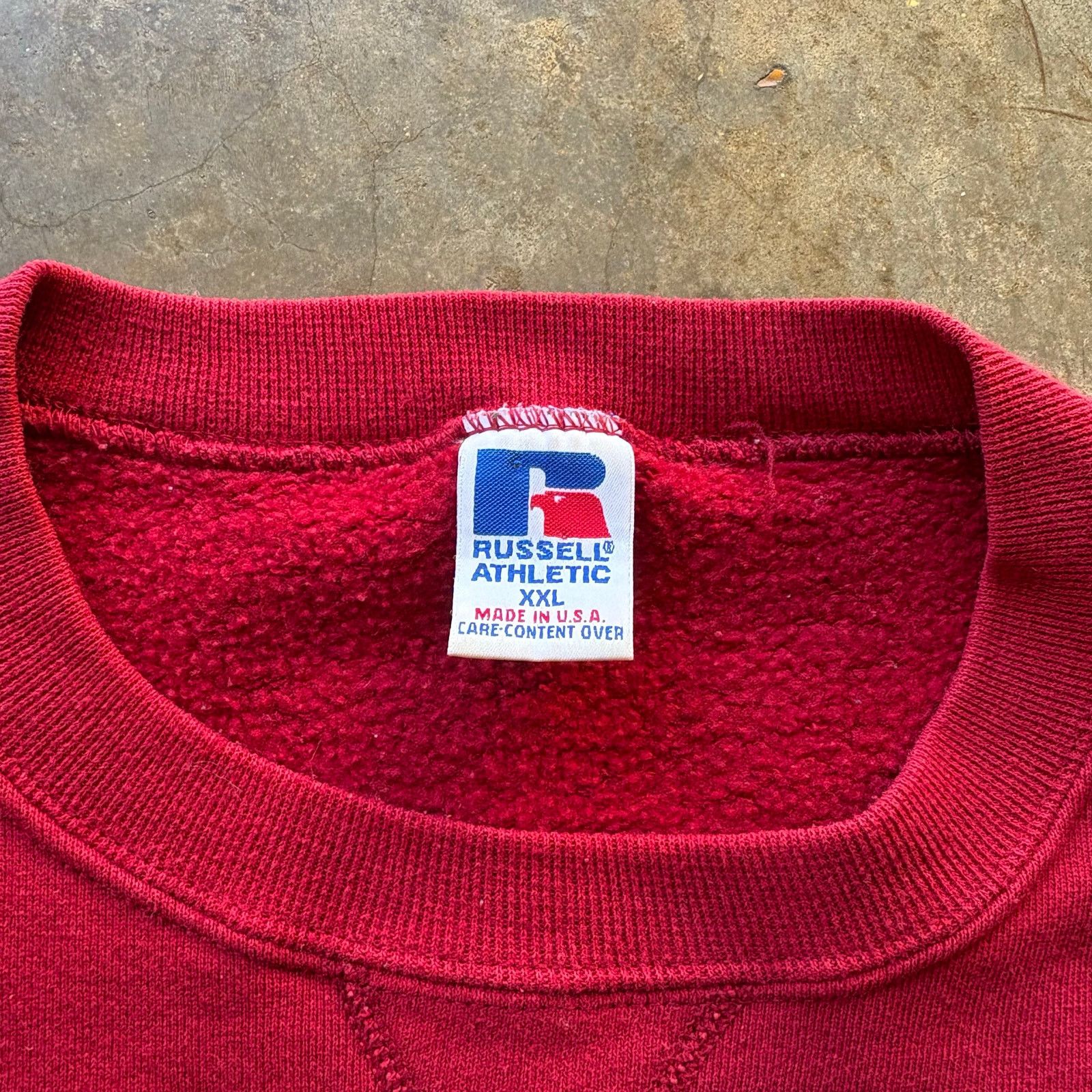 Russell Athletic Vintage 90s Carolina Boxy Russell Sweatshirt Size US XXL / EU 58 / 5 - 3 Thumbnail