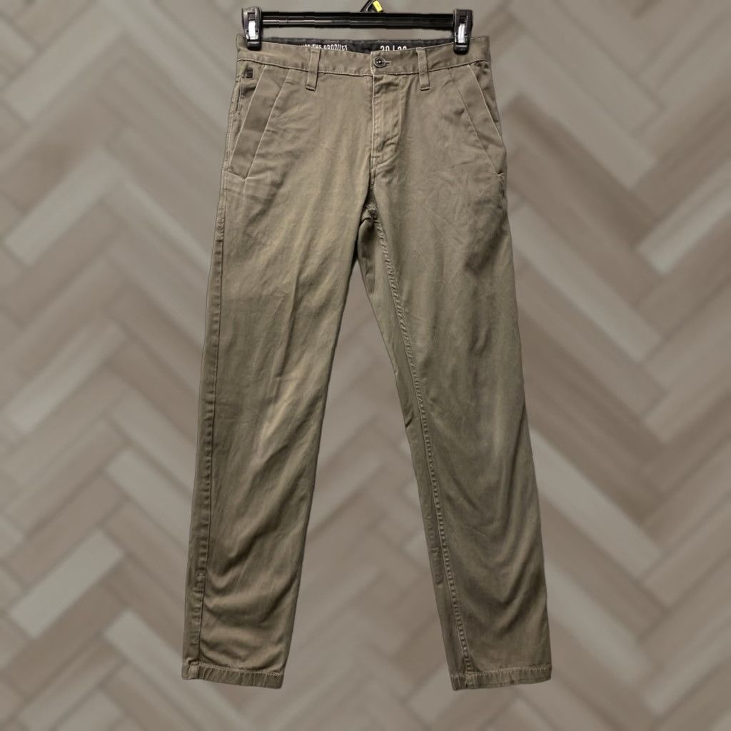 G-Star VINTAGE G-Star RAW Men Skinny Chino Pants Adult Military Green Size 30X32 Casual 90s Size US 30 / EU 46 - 1 Thumbnail
