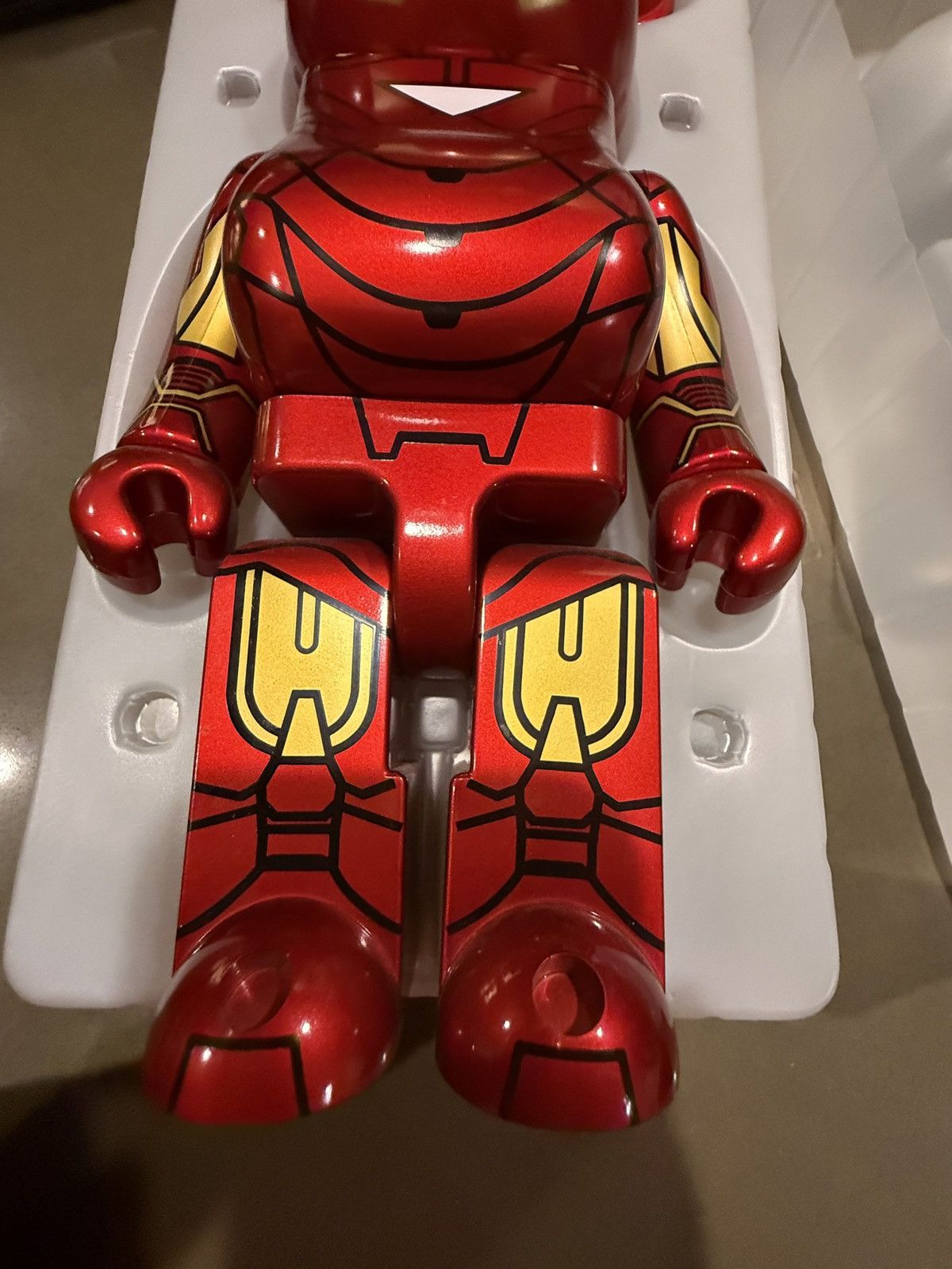 Medicom Toy MEDICOM 400% BEARBRICK IRON MAN MARK VI RARE LIMITED EDITION Size ONE SIZE - 9 Thumbnail