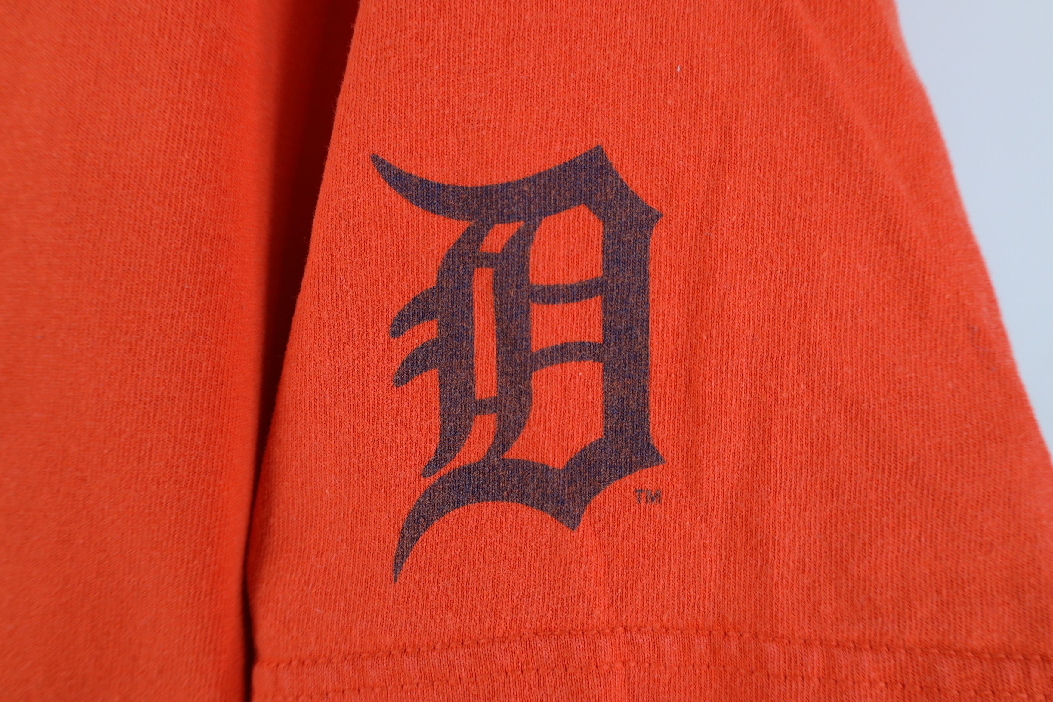 Nike Vintage NIke Center Swoosh Detroit Tigers Baseball T-Shirt Size US L / EU 52-54 / 3 - 4 Thumbnail