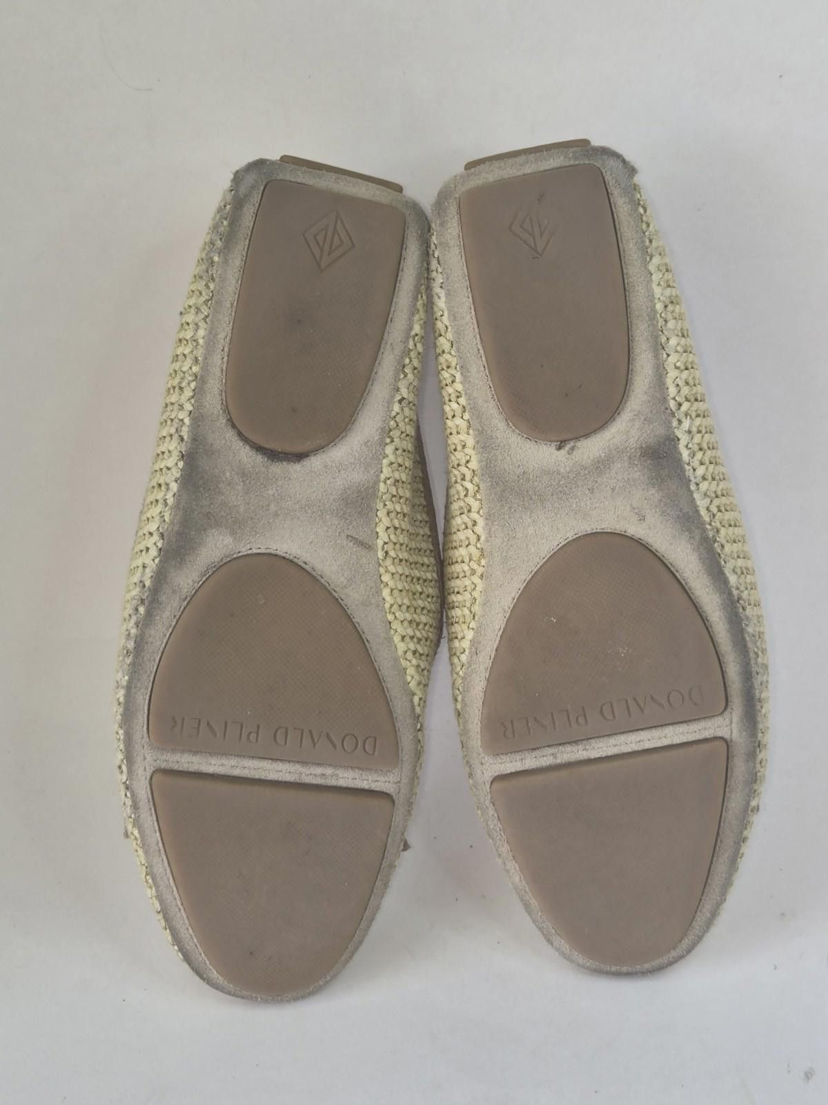 Donald Pliner DONALD J PLINIER Woven Raffia Ballet Flats Beige Boho Sz. 7M Size US 7 / IT 37 - 7 Thumbnail