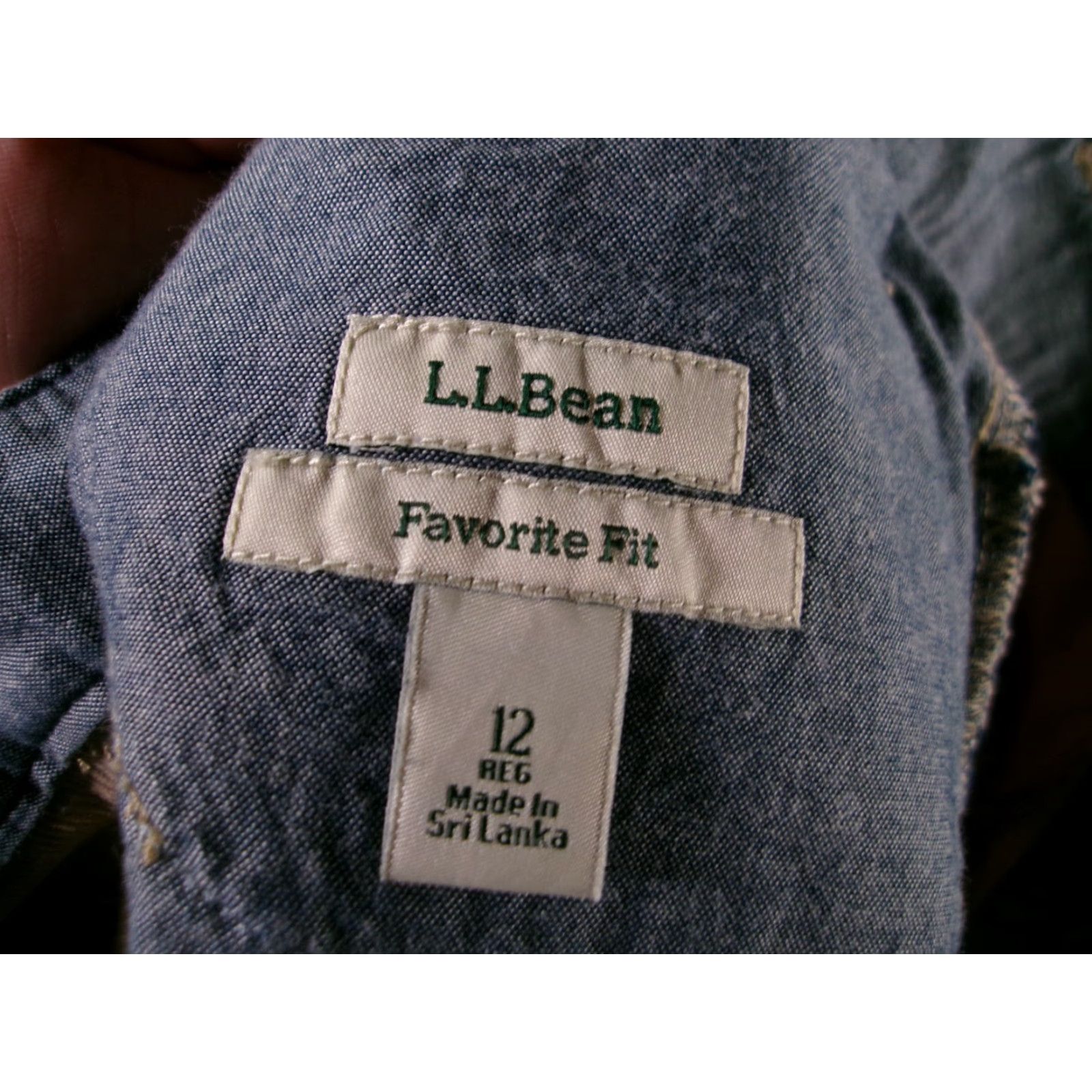 Vintage LL Bean Skirt Womens 12 Regular Tan Corduroy Favorite Fit Casual Pockets Classic Size 34" / US 12 / IT 48 - 5 Thumbnail
