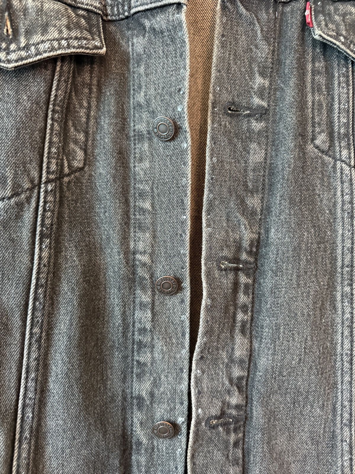 Levi's Washed Black Sample Type III Denim Jacket Size US M / EU 48-50 / 2 - 5 Thumbnail