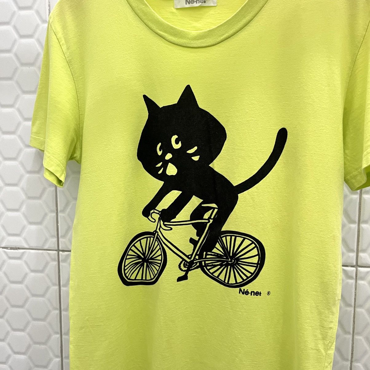 Issey Miyake × Ne-Net 📢SENDOFFER📢Ne-net Issey Miyake Cat Tee Size US L / EU 52-54 / 3 - 2 Thumbnail