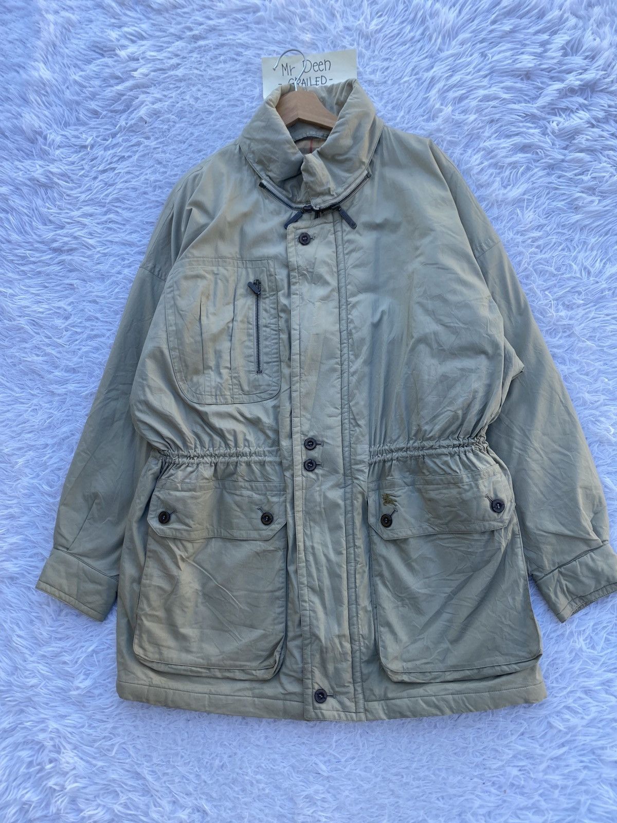 Burberry Rare Vintage 90s Burberry Parka Coat Jacket Size US L / EU 52-54 / 3 - 4 Thumbnail