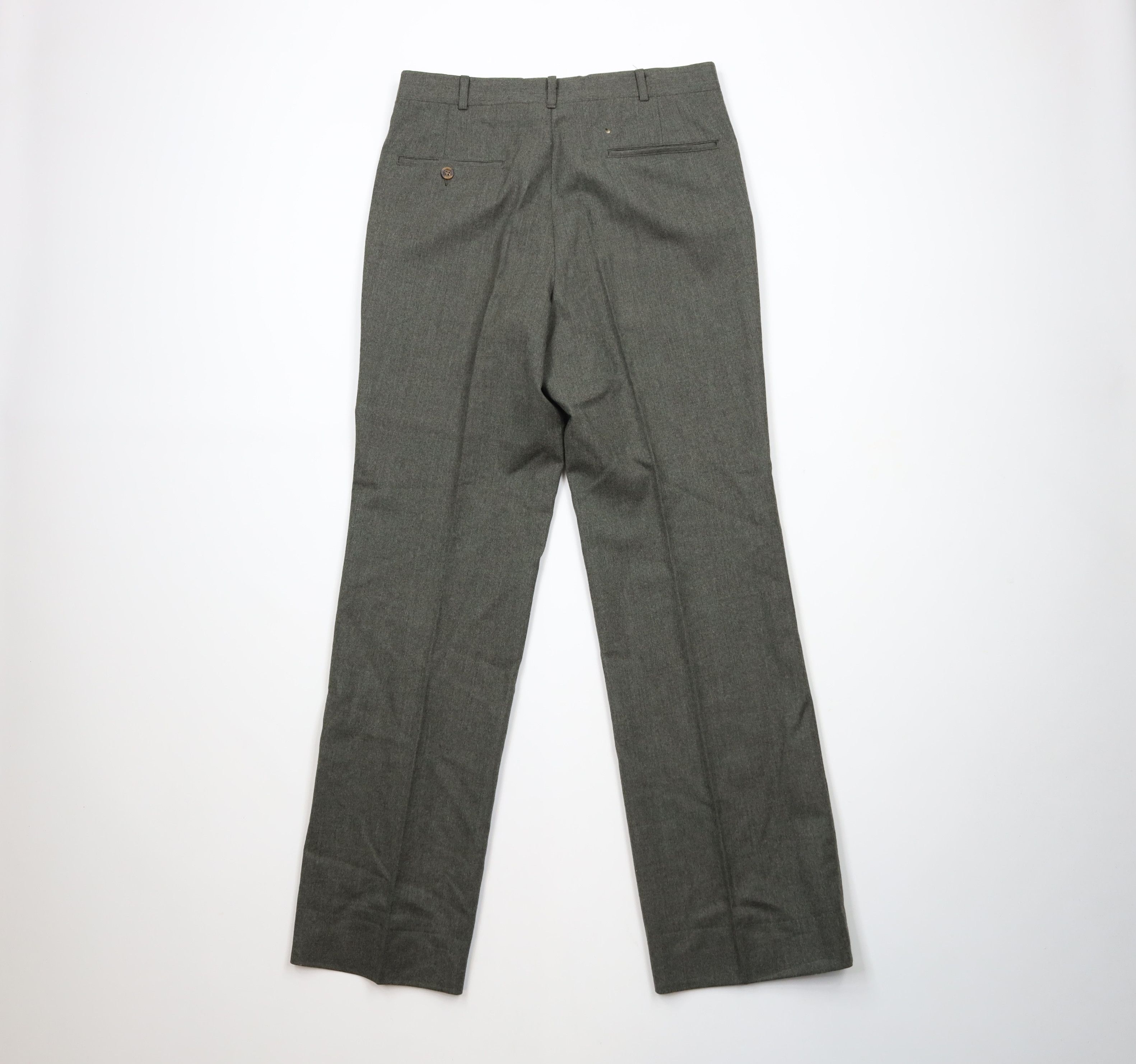 Vintage Vintage 60s 70s Streetwear Wide Leg Chino Pants Green USA Size US 32 / EU 48 - 11 Thumbnail