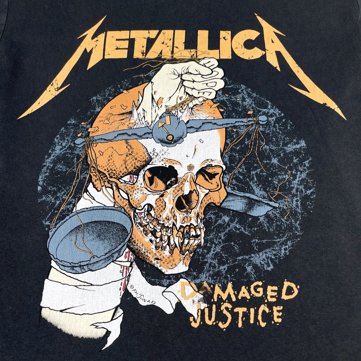 Metallica Metallica Damaged Justice Skull T-Shirt Size US S / EU 44-46 / 1 - 3 Thumbnail