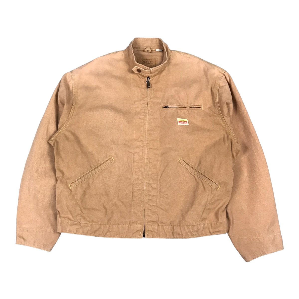 Levi's Vintage Clothing × Vintage Vintage Levi’s workers chore zipper jacket Size US M / EU 48-50 / 2 - 1 Thumbnail