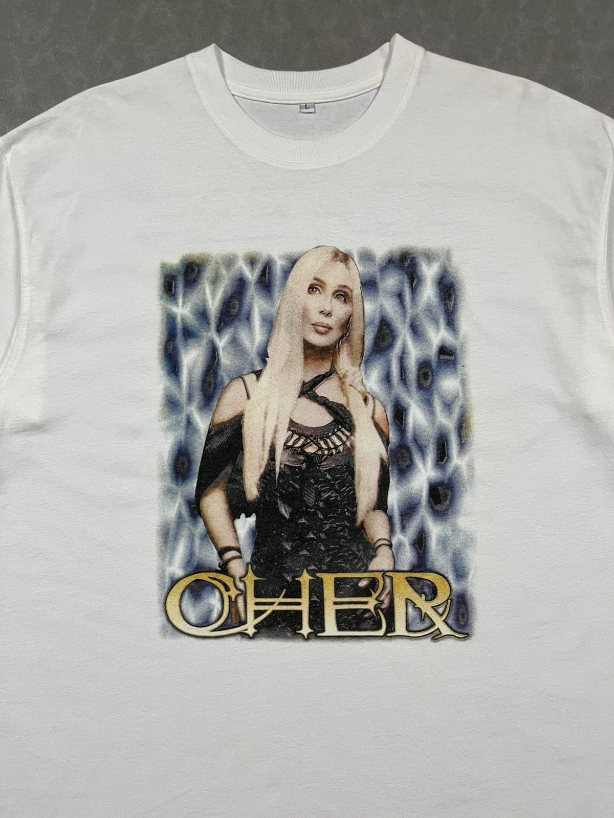 Vintage 2002 Cher in CHROME HEARTS tour tee Size US L / EU 52-54 / 3 - 4 Thumbnail