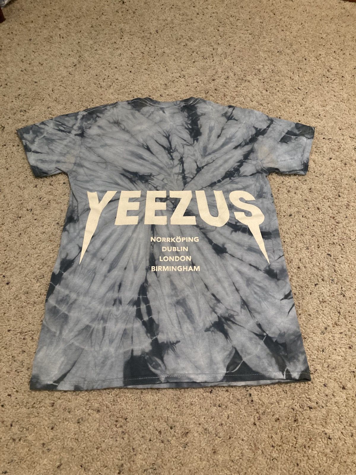 Band Tees × Kanye West 2014 Rare Yeezus Tour Merch Europe Reaper Tie Dye Tee Small Size US S / EU 44-46 / 1 - 2 Thumbnail