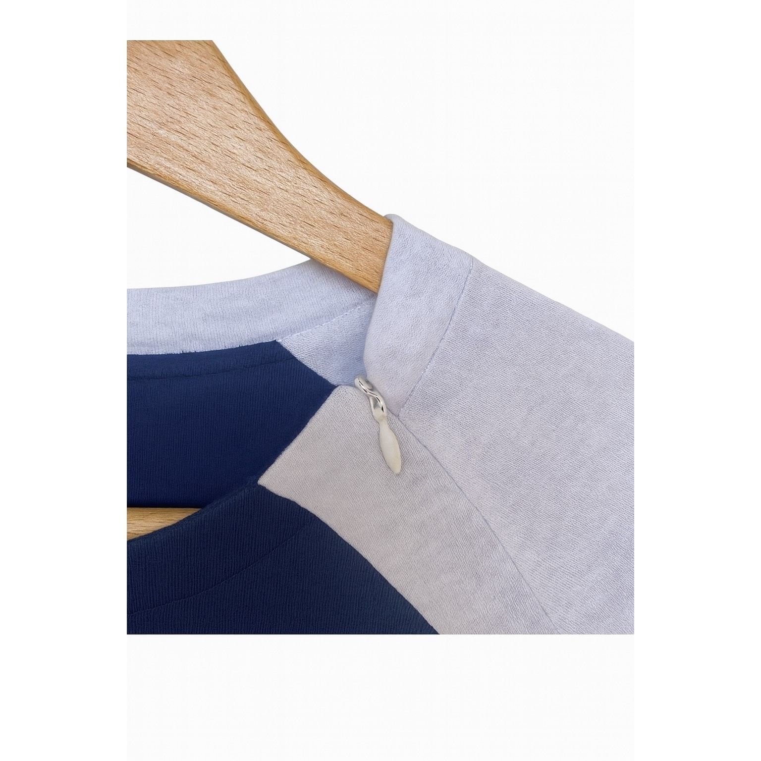 Other JoFit Women’s Active Top Size M Long Sleeve Blue White Ragla Size M / US 6-8 / IT 42-44 - 3 Thumbnail