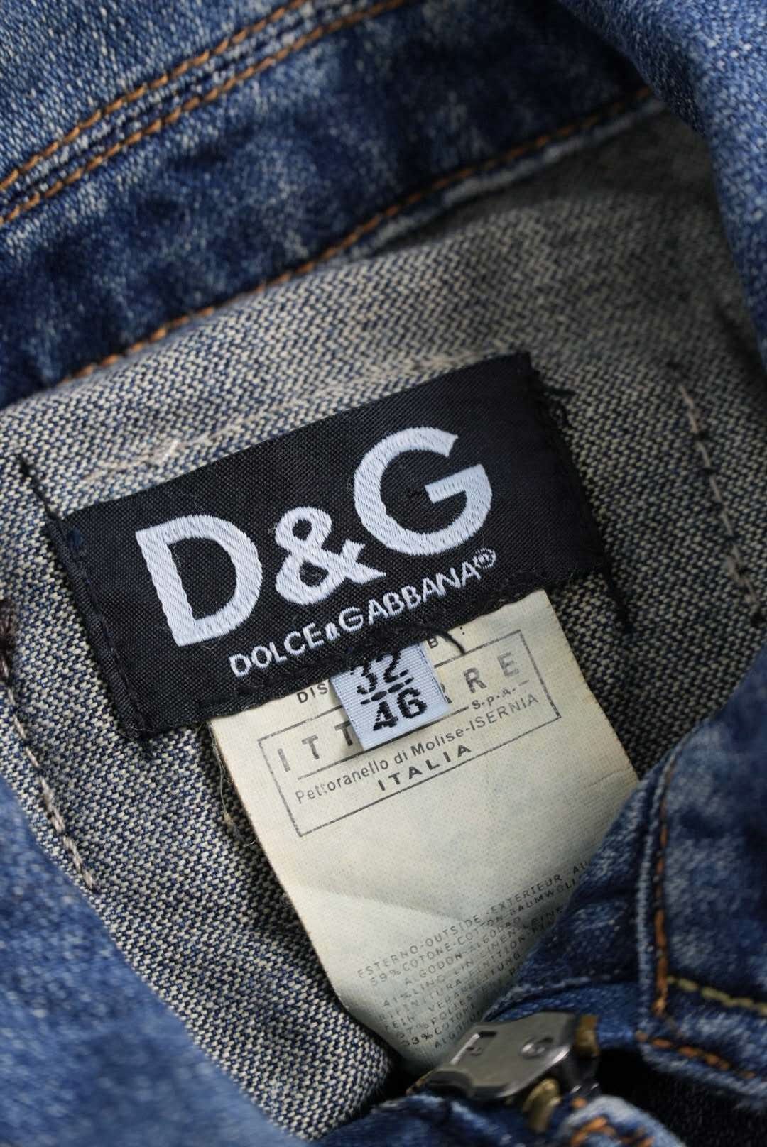 Dolce & Gabbana Dolce & Gabbana Multi Pocket Denim Jacket Size US M / EU 48-50 / 2 - 8 Thumbnail