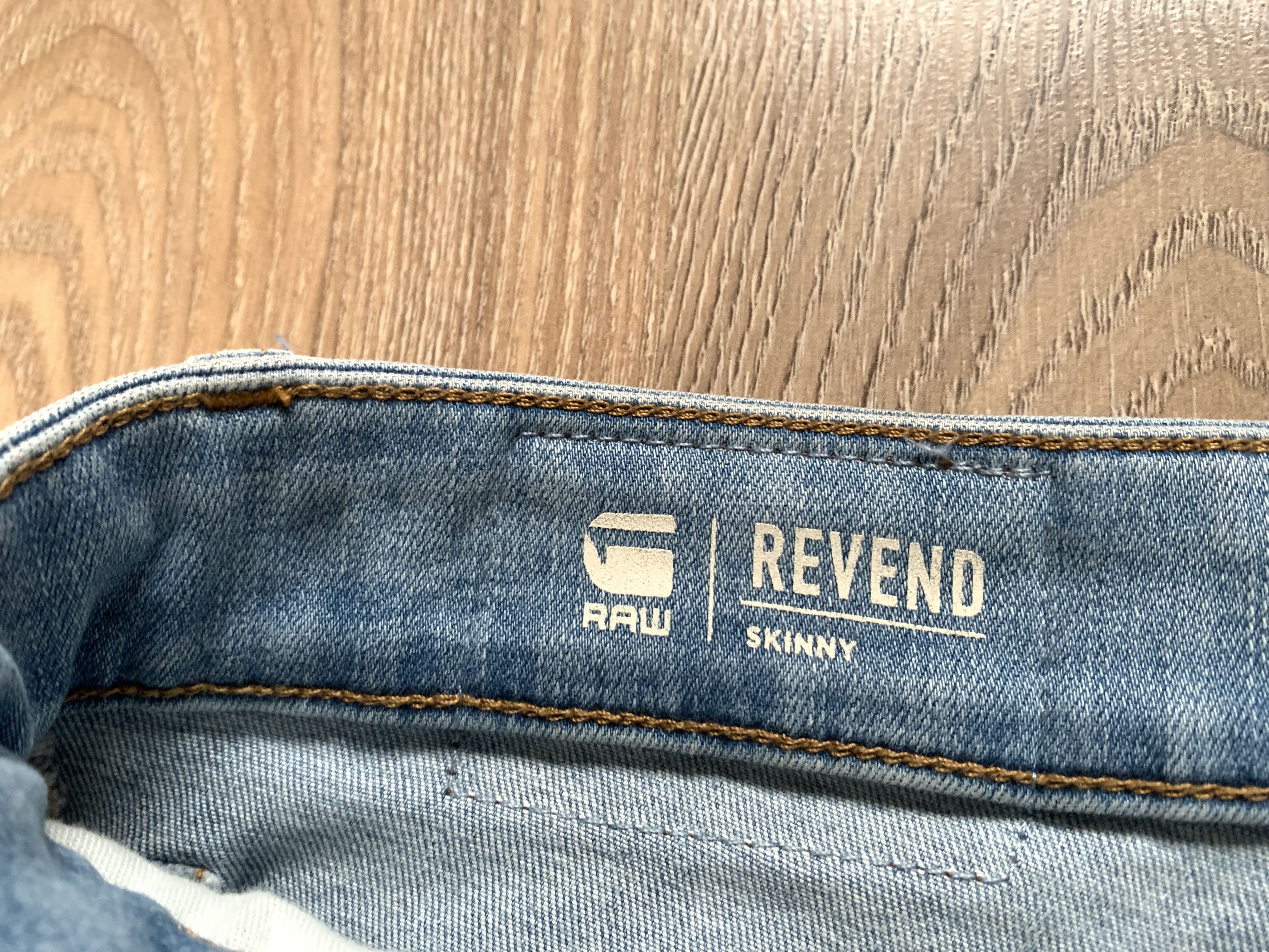 G-Star G-Star Raw Revend Light Washed Skinny Jeans Size US 34 / EU 50 - 8 Thumbnail