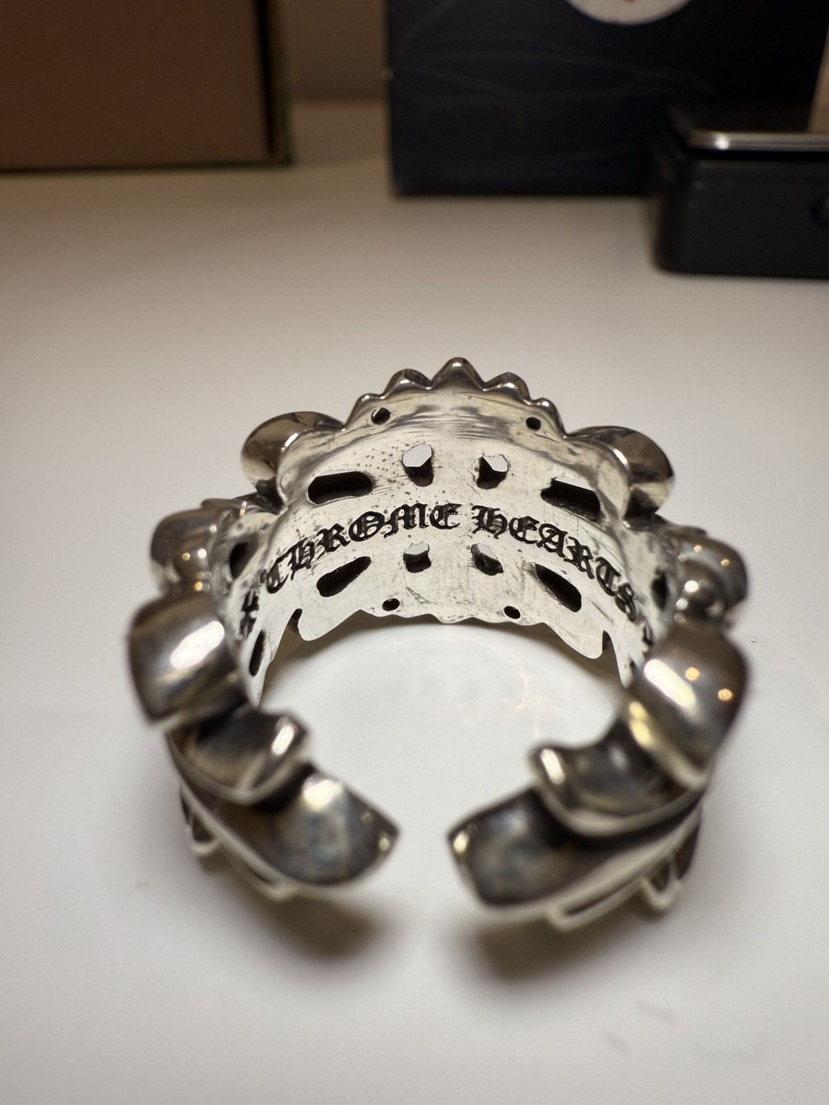 Chrome Hearts Chrome hearts double floral sz 6 Size ONE SIZE - 2 Thumbnail