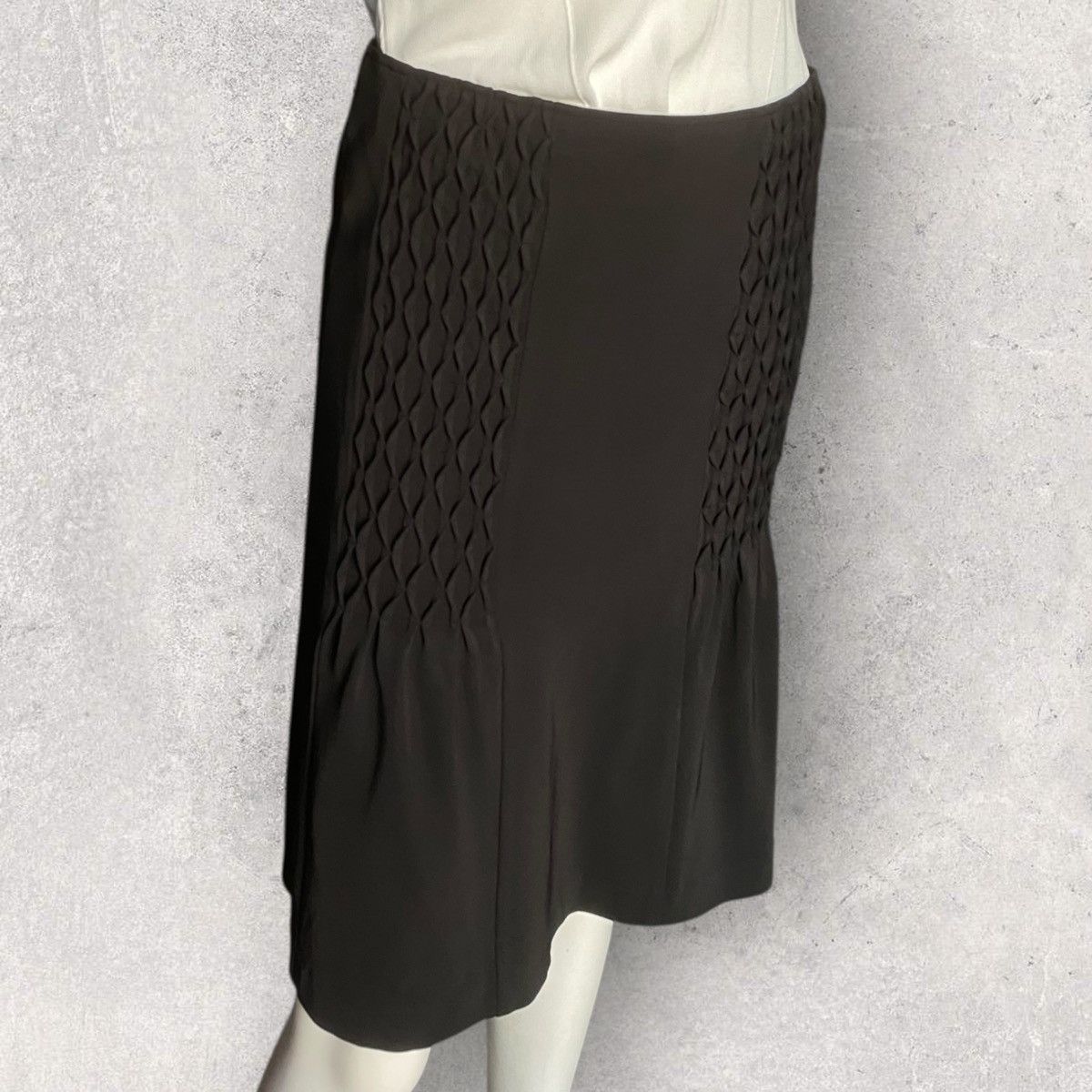 Jean Paul Gaultier JPG Smocking Pattern Skirt Size 28" / US 6 / IT 42 - 3 Thumbnail