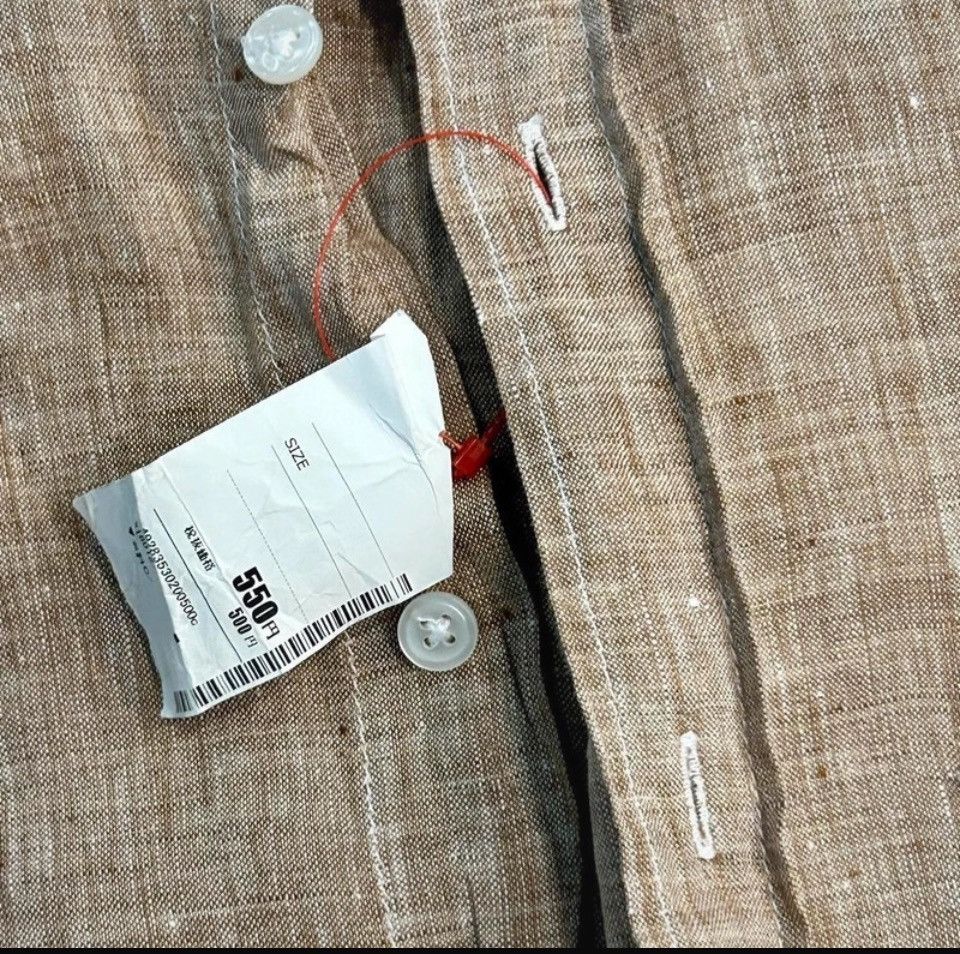URBAN RESEARCH DOORS Vintage pure french linen button up shirt Size US XL / EU 56 / 4 - 5 Thumbnail