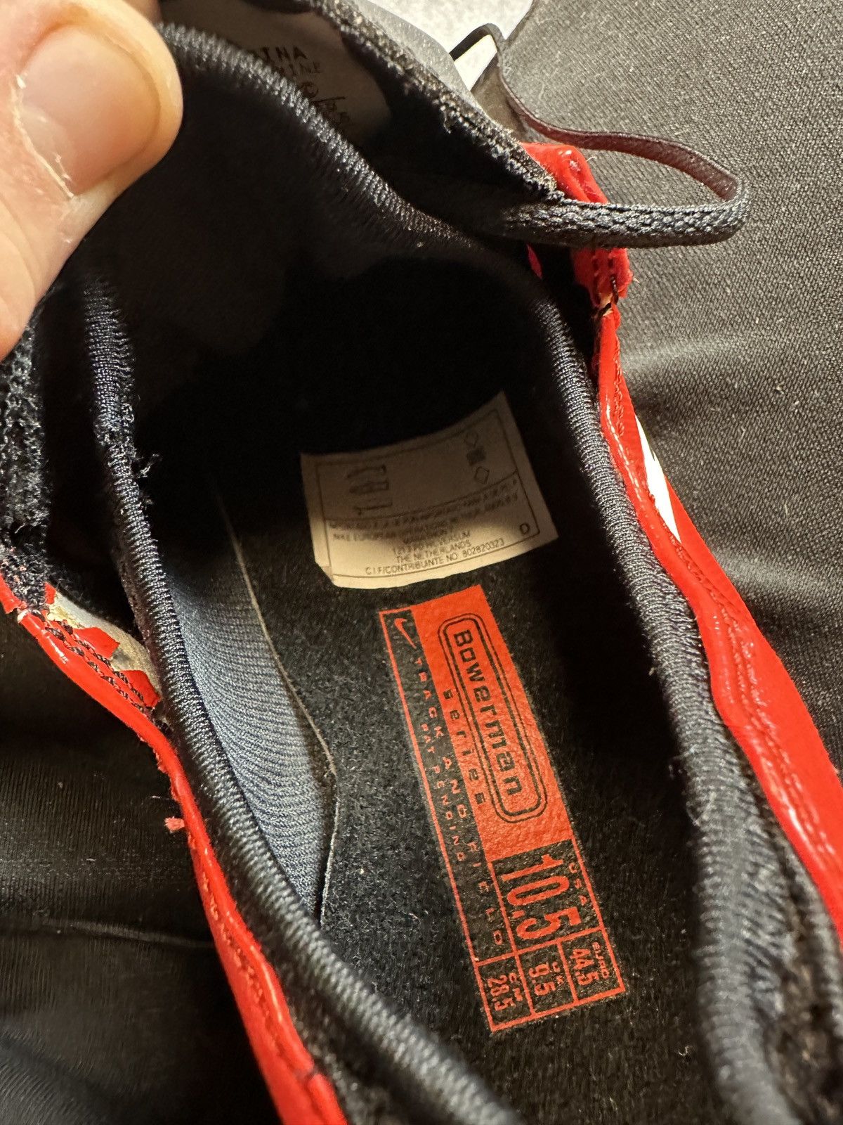 Nike × Vintage Vintage Nike Track & Field Running Red Shoes Bowerman Rare Size US 10.5 / EU 43-44 - 7 Thumbnail