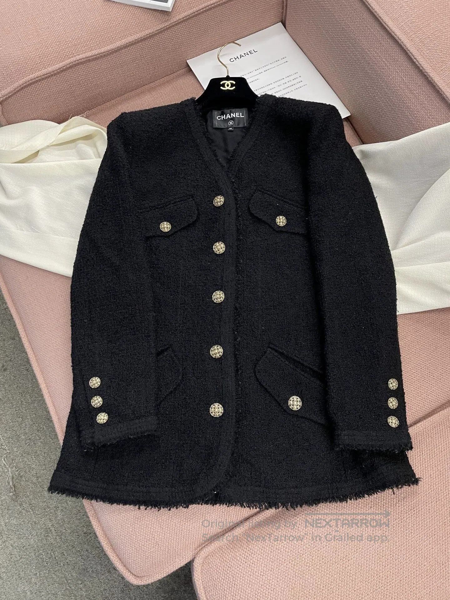 Chanel Chanel Rue Cambon Black Gold Jacket. Size US L / EU 52-54 / 3 - 1 Thumbnail