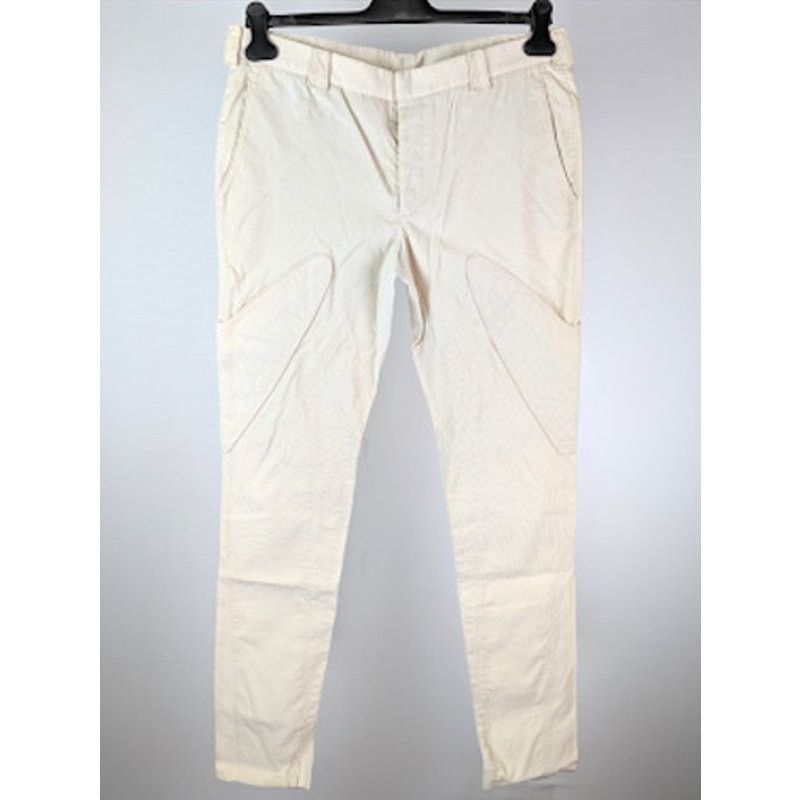 Jil Sander o1rshd1 Slim Fit Chino Pants in Ivory Size US 34 / EU 50 - 10 Thumbnail
