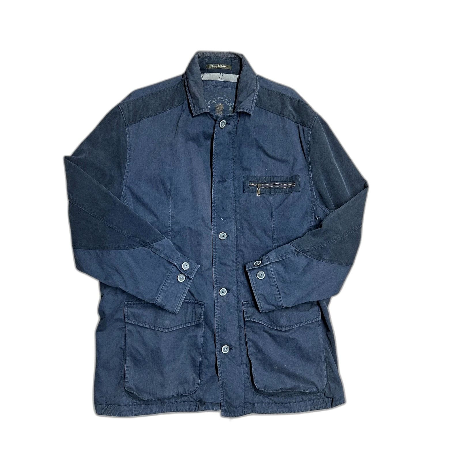 Tommy Bahama Tommy Bahama Utility Field Jacket Mens L Blue Cotton Nylon C Size US L / EU 52-54 / 3 - 1 Thumbnail