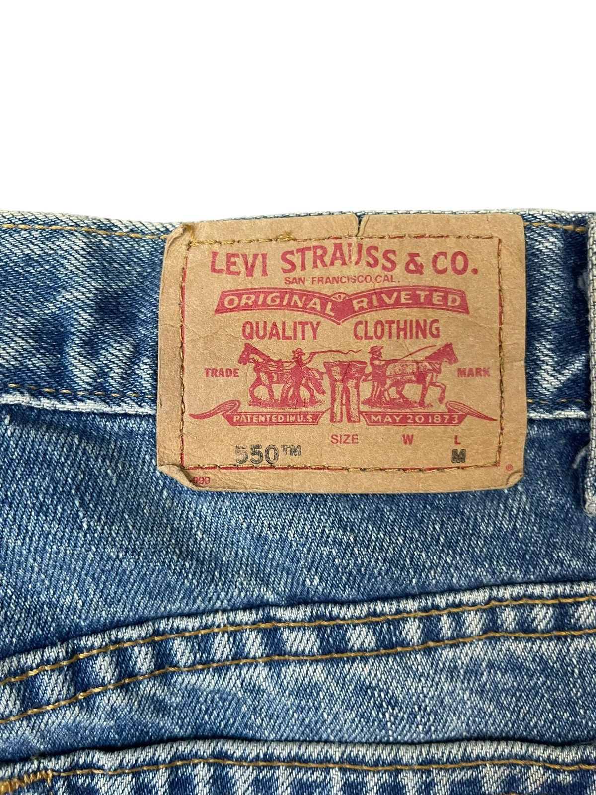 Levi's Vintage Levi’s 550 Relaxed Fit Tapered Leg Jeans Size US 30 / EU 46 - 4 Thumbnail