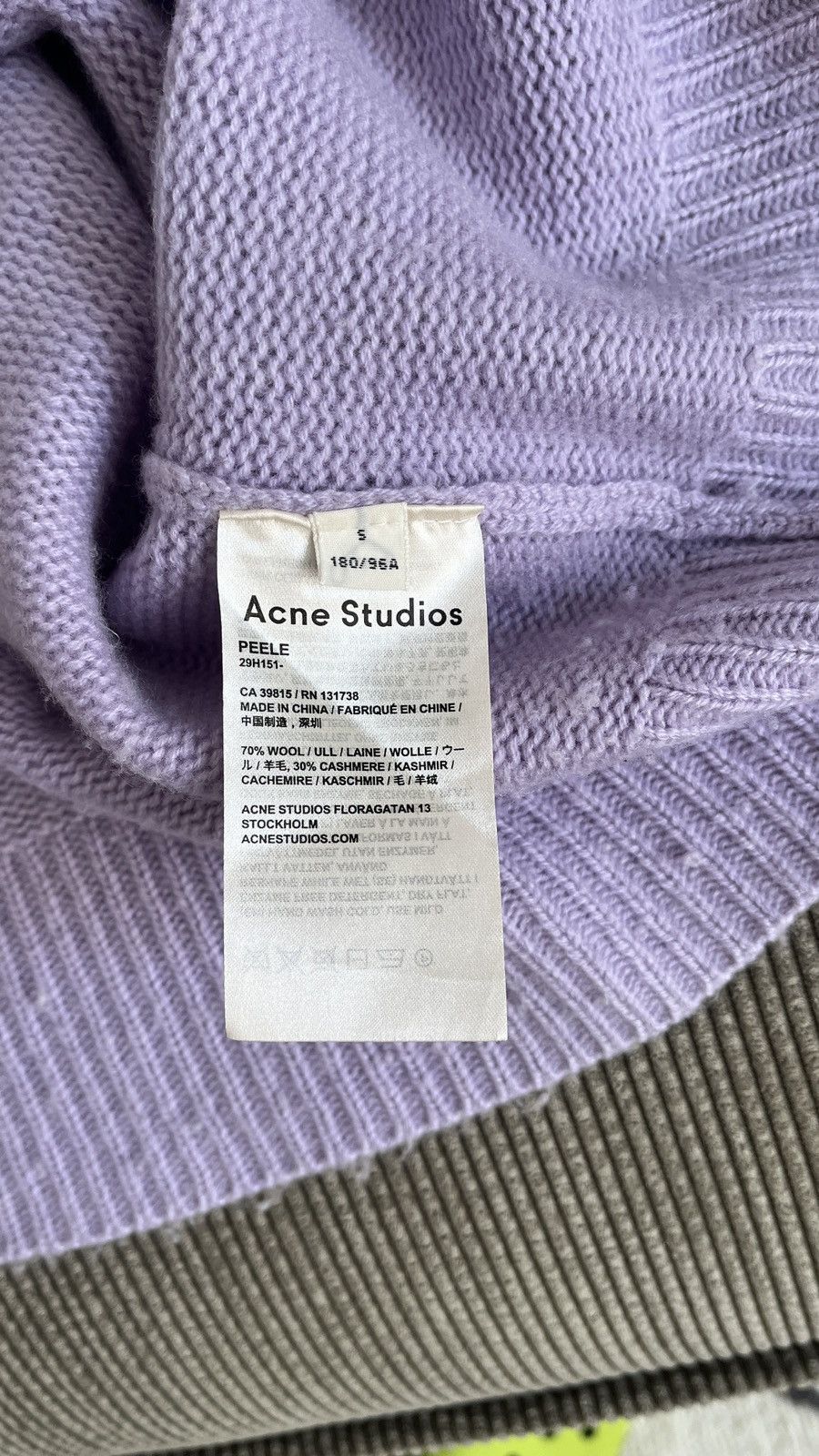 Acne Studios Acne Studios Cashmere Jumper Size US S / EU 44-46 / 1 - 4 Thumbnail