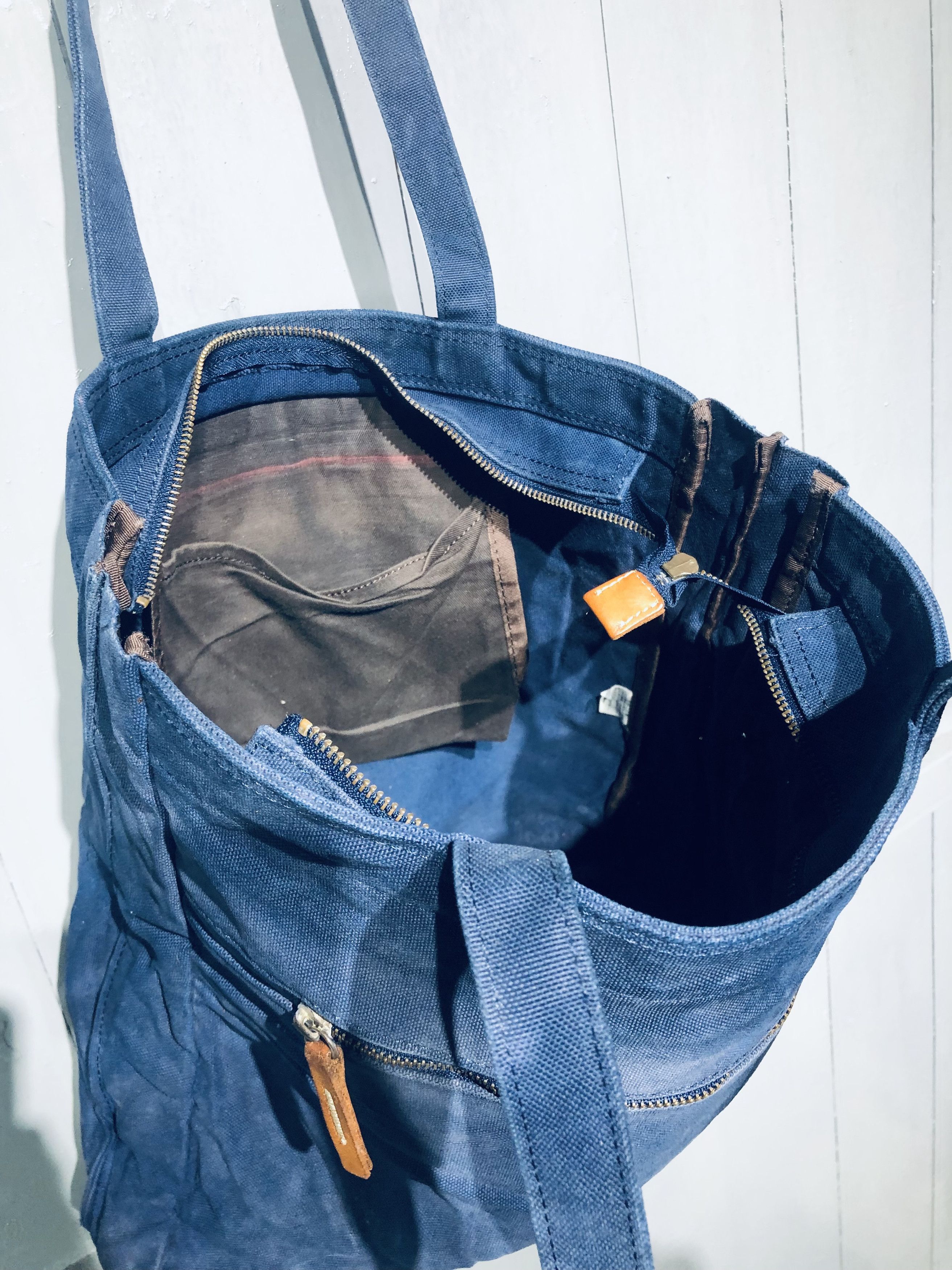 Canvas × Japanese Brand JAPANESE BAGGY PORT STYLE DISTRESSED TOTEBAG Size ONE SIZE - 10 Thumbnail