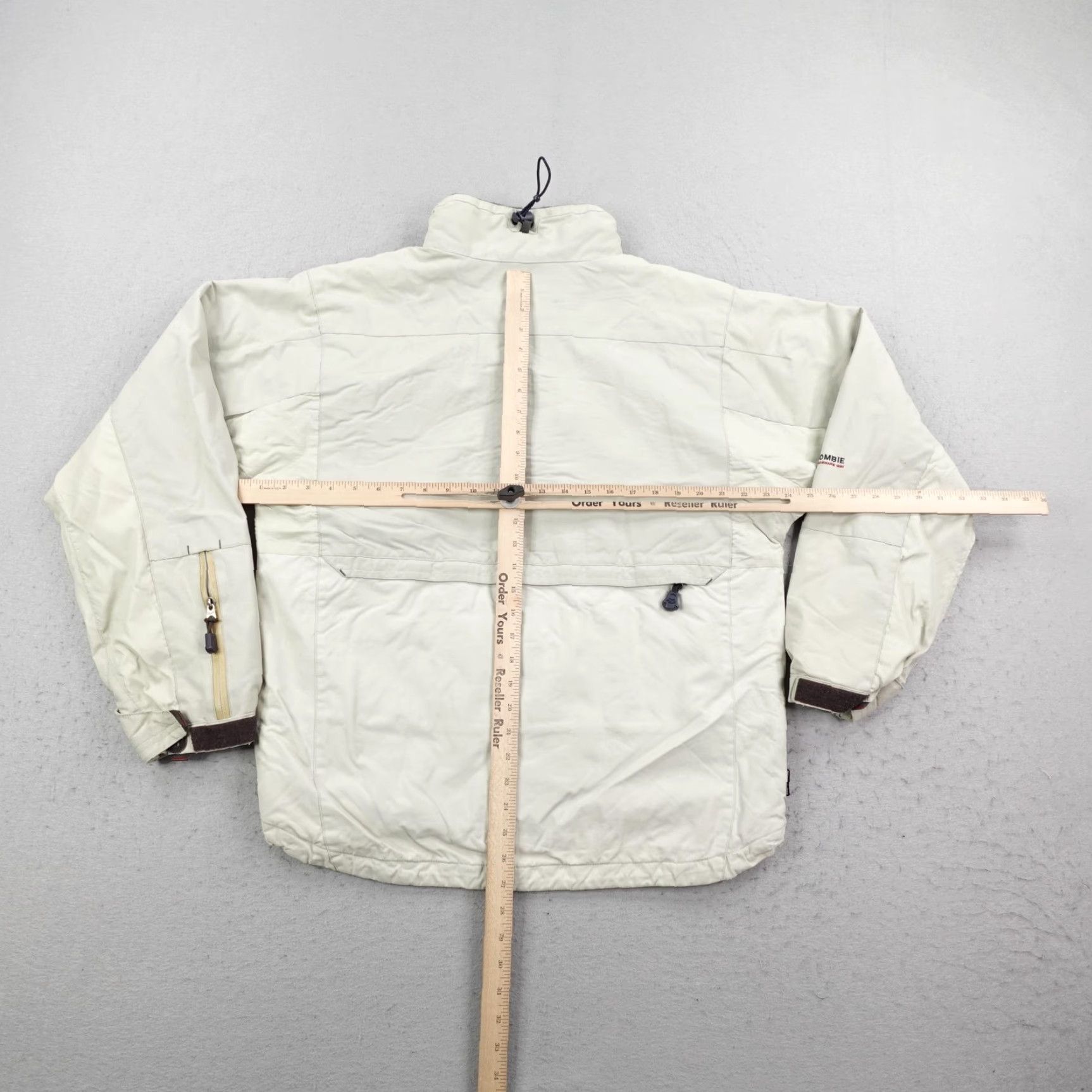 Abercrombie & Fitch VINTAGE Abercrombie & Fitch Jacket Mens M Beige Windbreaker Zip Pockets 90s Y2K Size US M / EU 48-50 / 2 - 7 Thumbnail