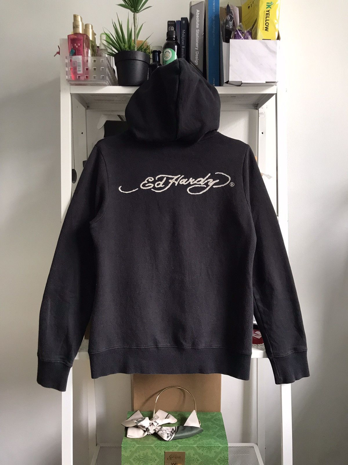 Designer × Ed Hardy 🔥 🔥 OFFER ME NOW ‼️ Rare Ed Hardy Skull Fullzip Hoodie Size US M / EU 48-50 / 2 - 2 Thumbnail
