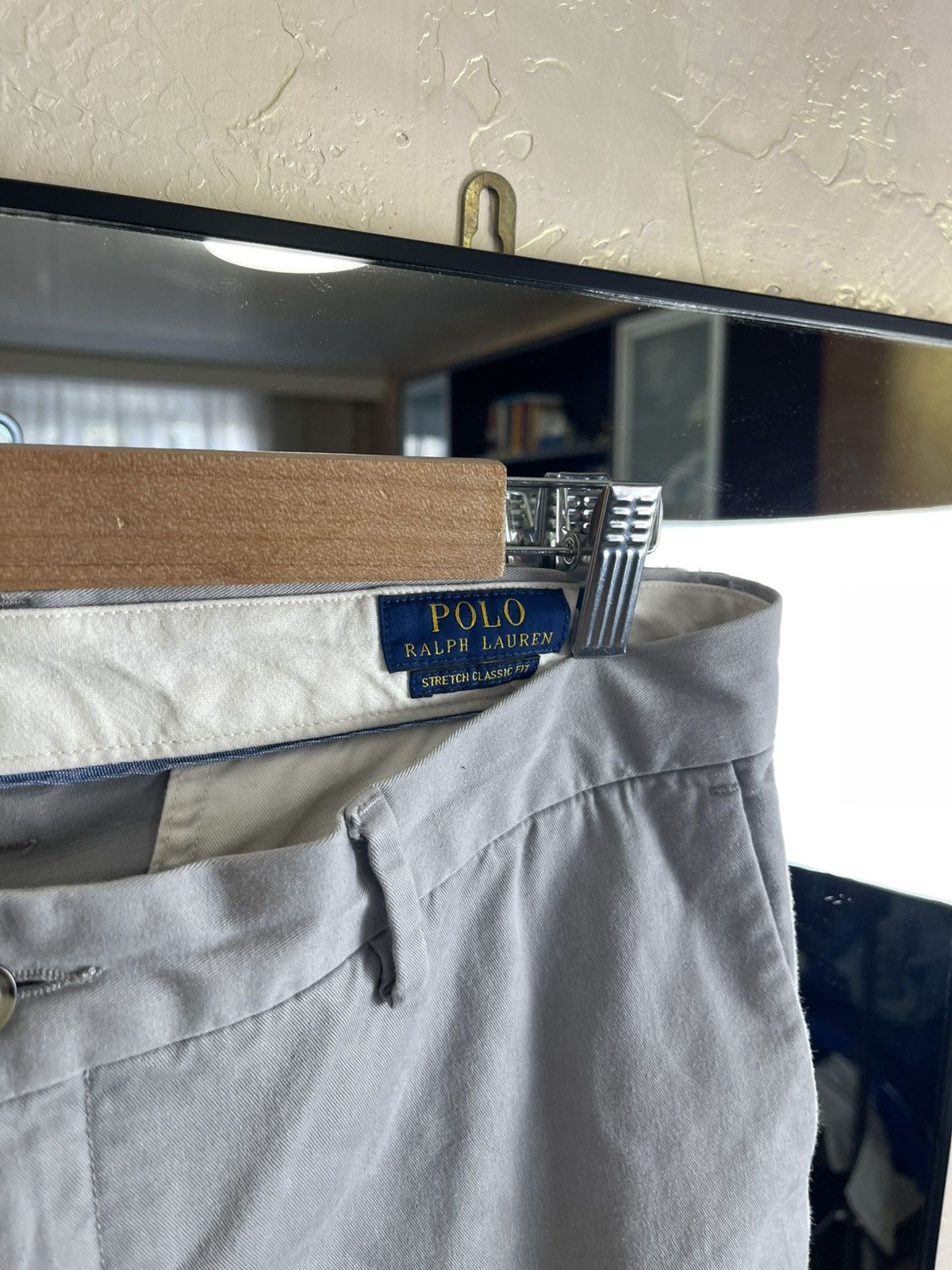 Polo Ralph Lauren Polo Ralph Lauren Stretch Classic Fit Chinos 7oz Twill Grey Size US 36 / EU 52 - 2 Thumbnail