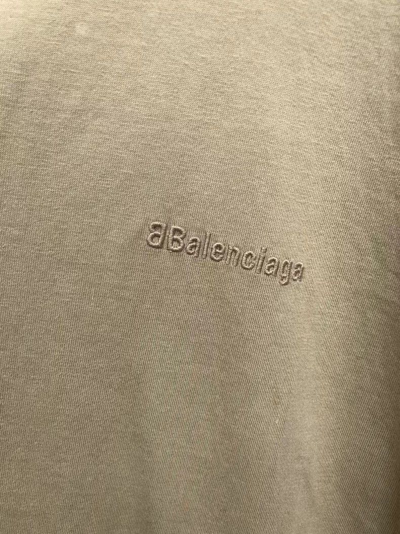 Balenciaga Balenciaga Solid color logo casual short sleeve T-shirt Size US XS / EU 42 / 0 - 4 Thumbnail