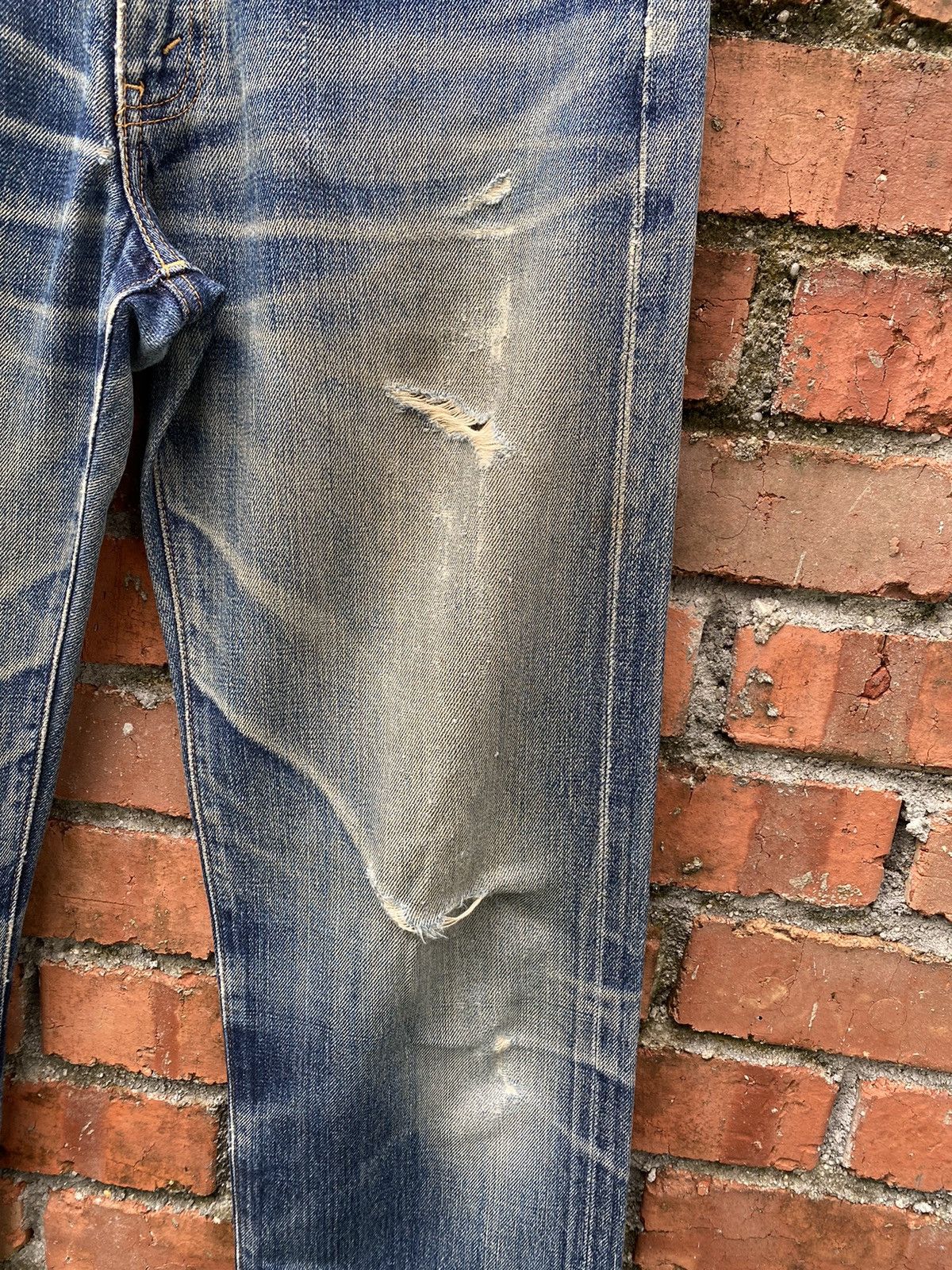 Levi's Vintage Clothing × Vintage W32x33.5 vintage levi's 502 redline big E distressed Size US 32 / EU 48 - 7 Thumbnail