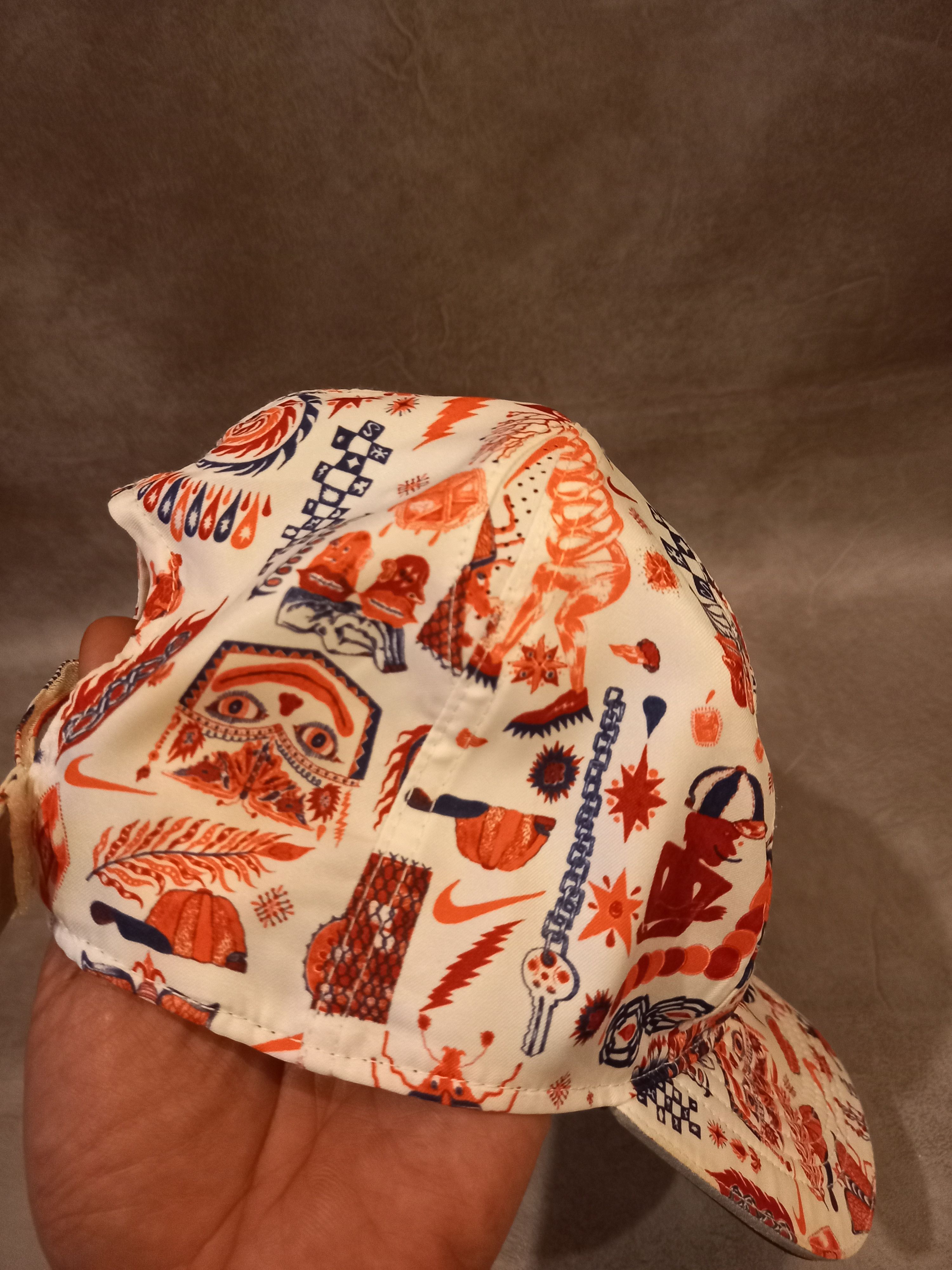 Nike Nike Running Hat Doodle Dri Fit Featherlight Size ONE SIZE - 6 Thumbnail