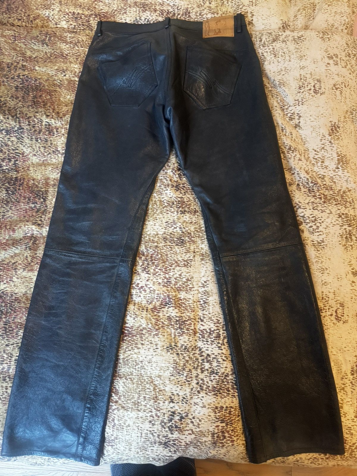 Martine Rose Authentic Martin Rose Leather Pants Size US 32 / EU 48 - 2 Thumbnail