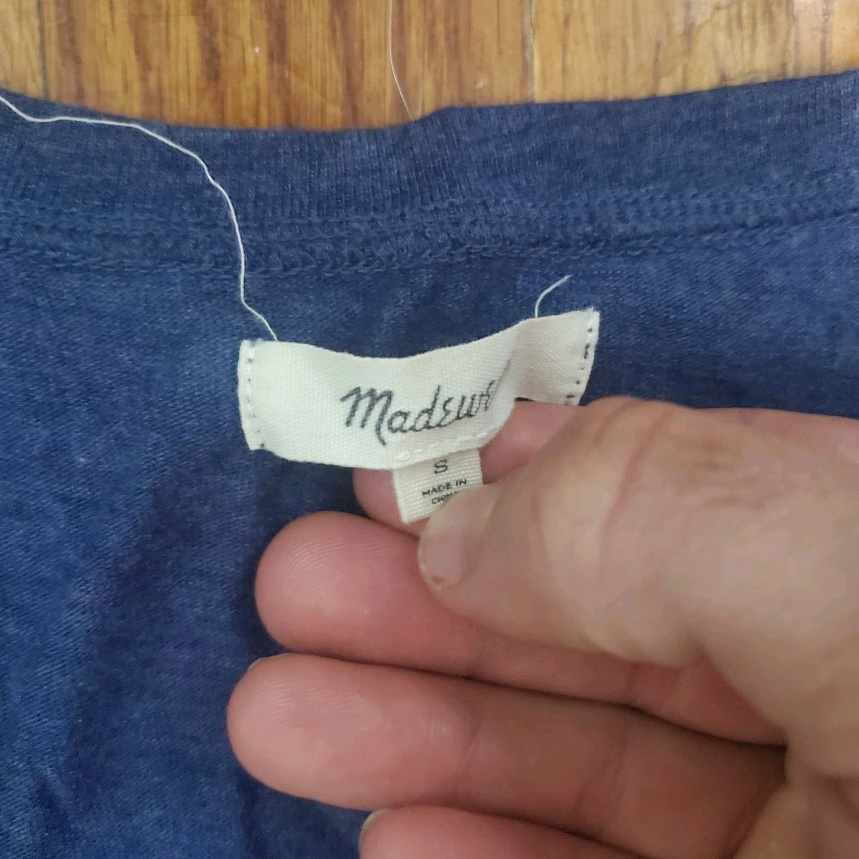 Madewell Madewell Jersey Tank Dress Women’s S Blue Sleeveless Scoop Neck C7264 Size S / US 4 / IT 40 - 4 Thumbnail
