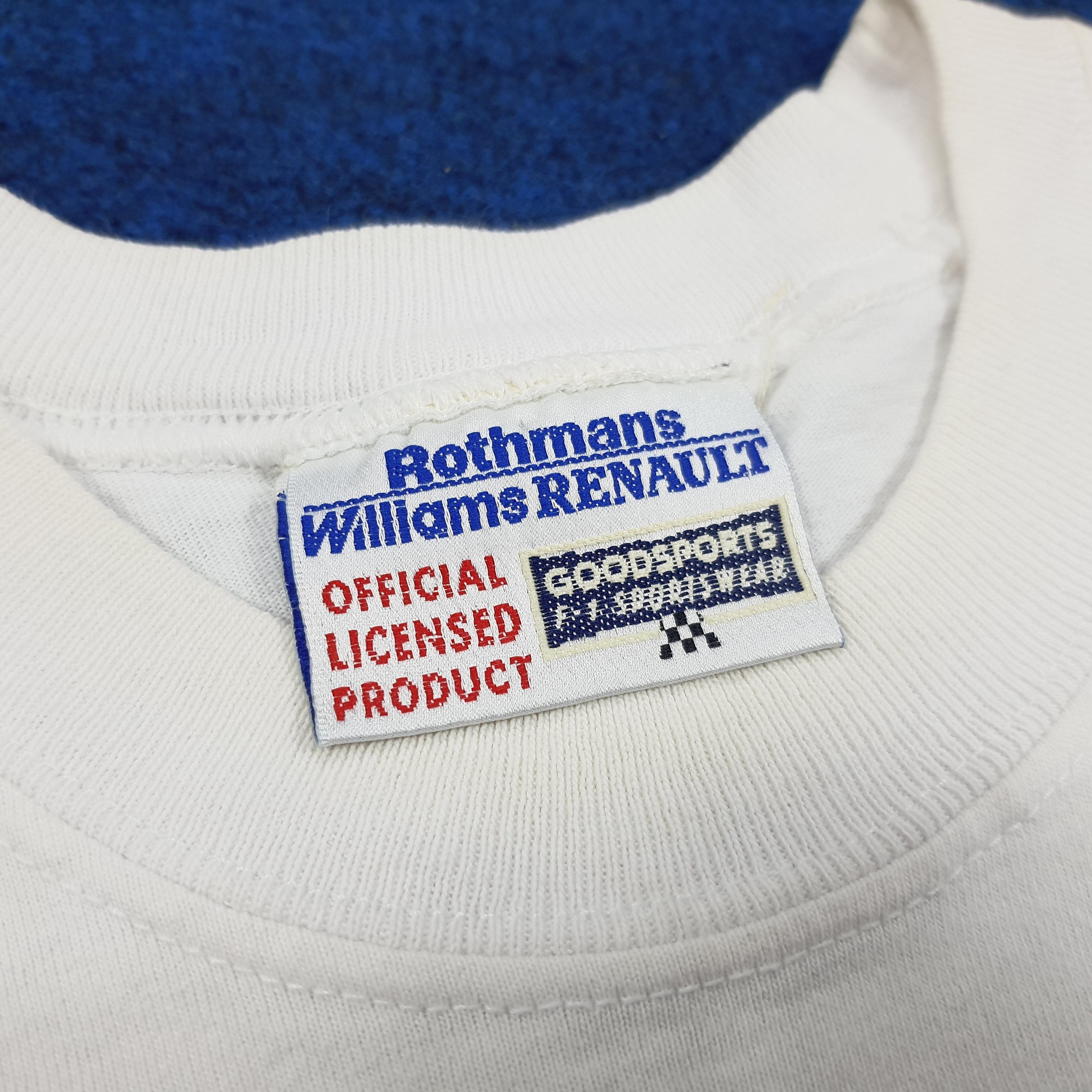 Vintage Vintage Rothman William Renault F1 Motorsports Racing Tshirt Size US M / EU 48-50 / 2 - 5 Thumbnail