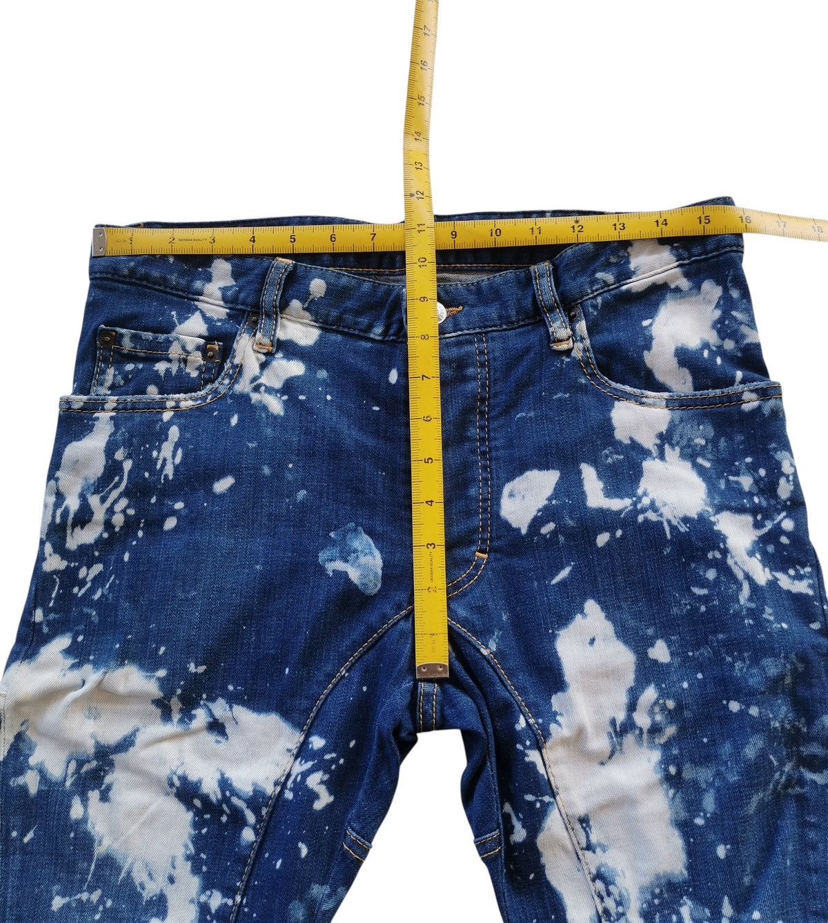 Dsquared2 Dsquared2 Splattered Denim Jeans Size US 32 / EU 48 - 11 Thumbnail