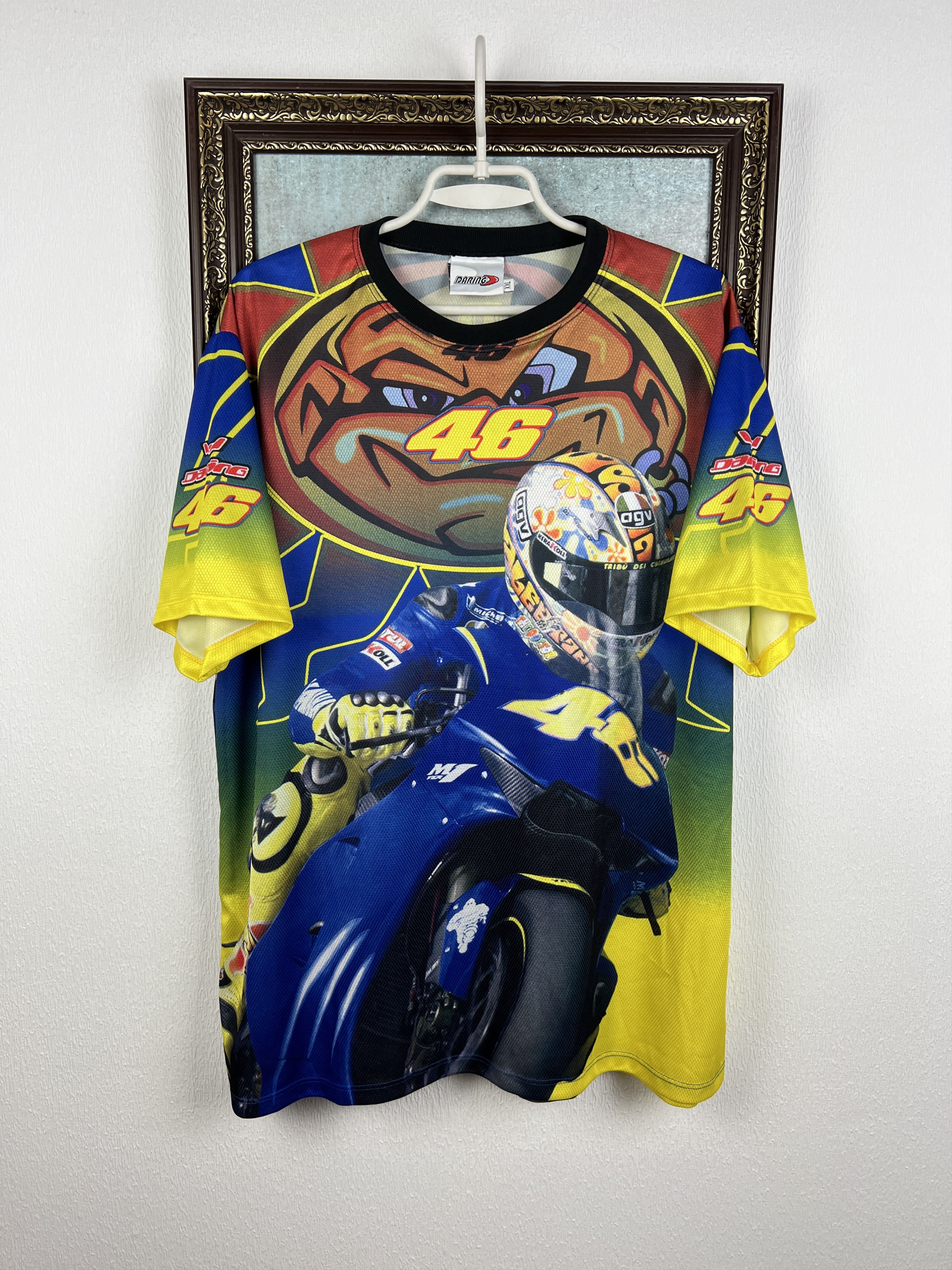 Vintage Yamaha Valentino Rossi VR46 The Doctor Graphic AllOver Print Size US XXL / EU 58 / 5 - 1 Thumbnail